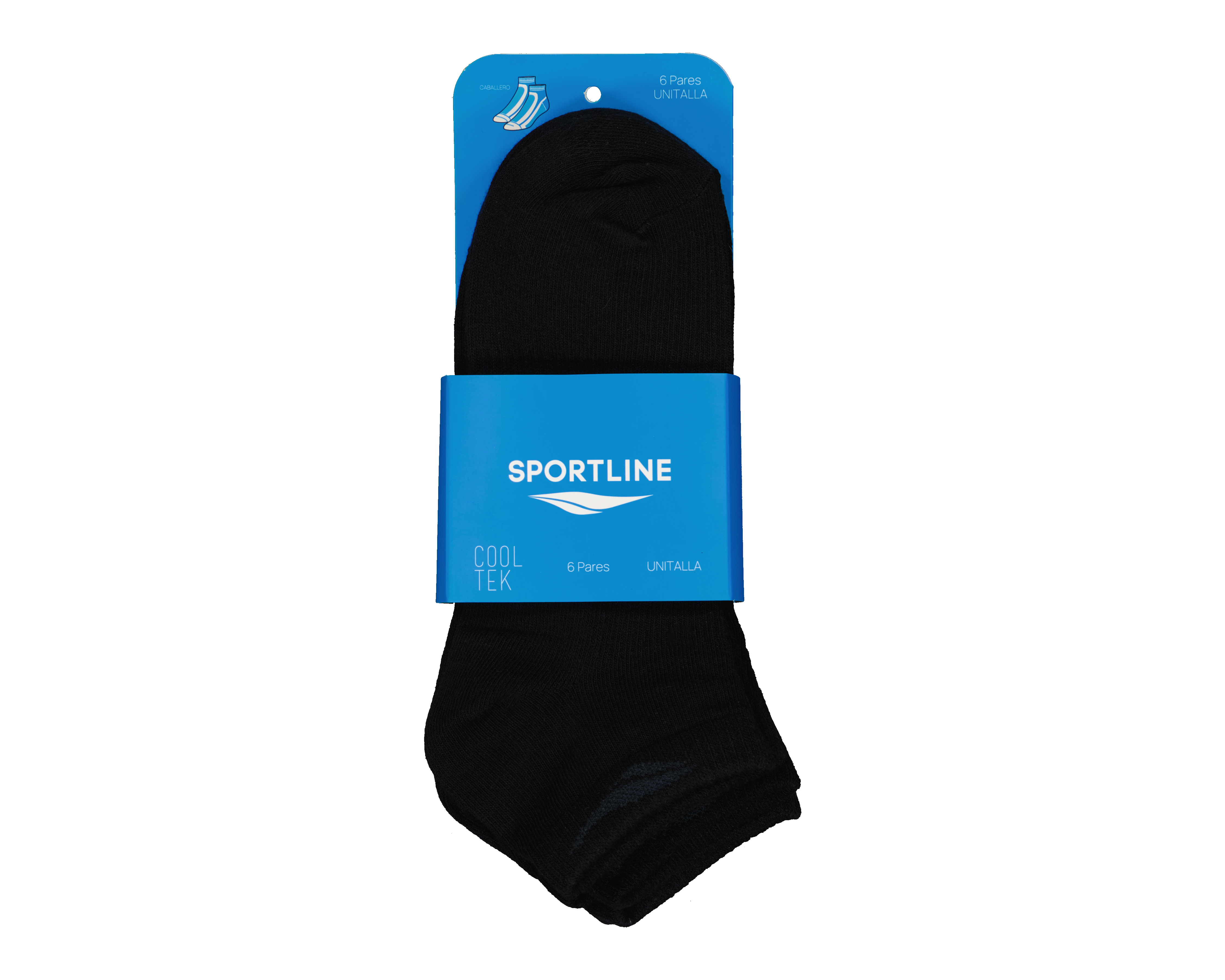 Foto 4 pulgar | Foto 3 | Calcetines Deportivos Sportline Cooltek para Hombre 6 Pares