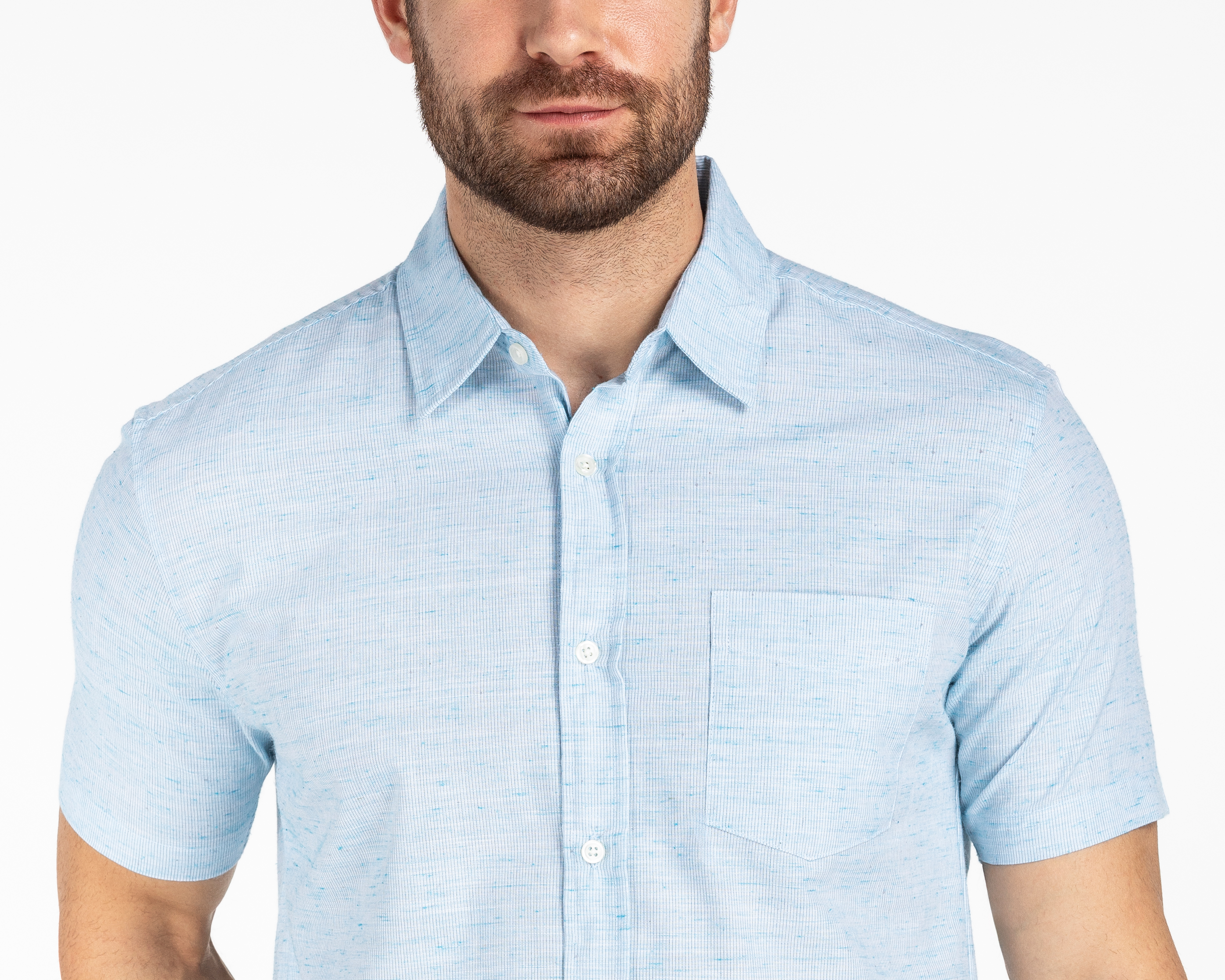 Foto 4 pulgar | Foto 3 | Camisa Casual Porto Sur Regular Lisa para Hombre