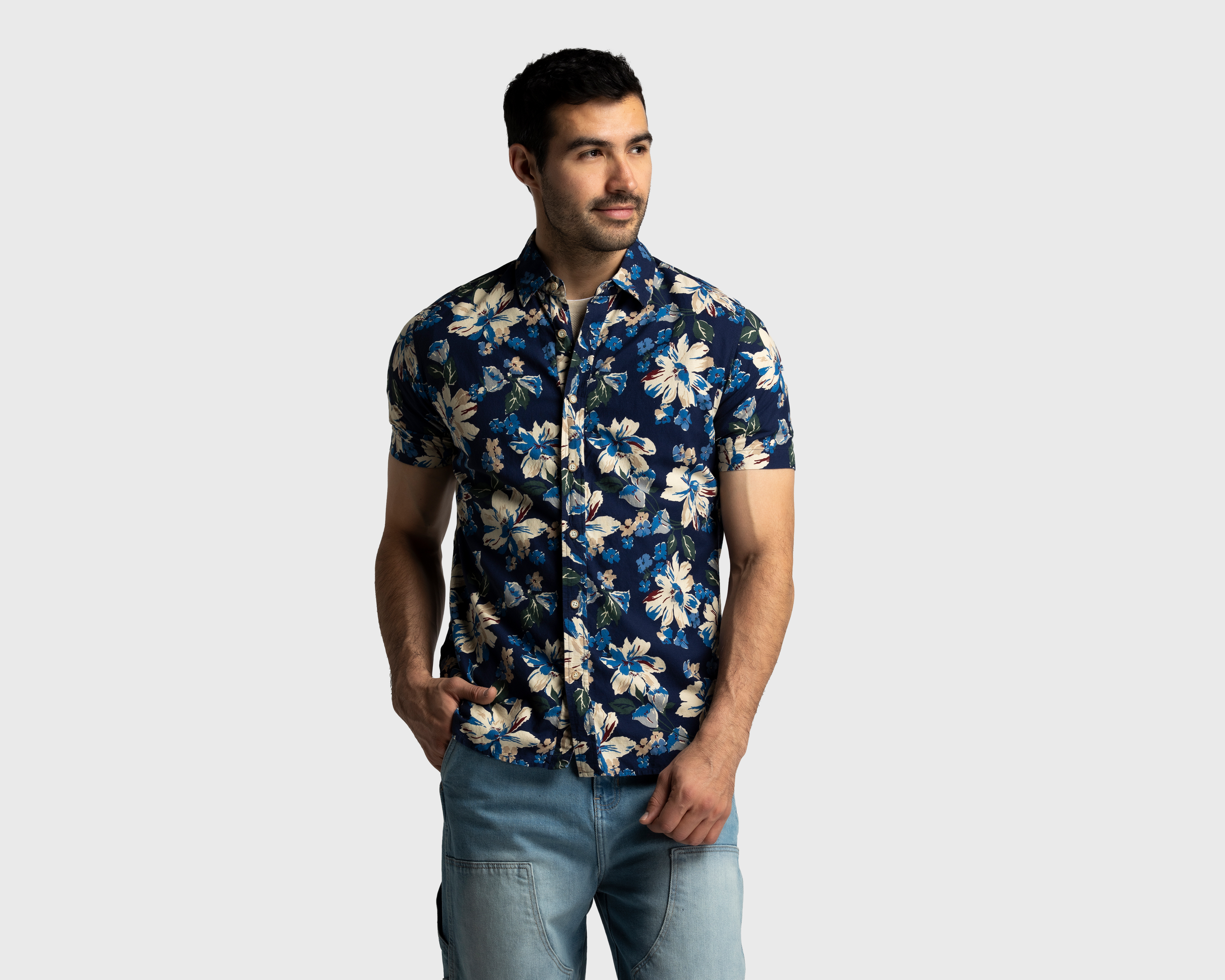 Foto 1 | Foto 1 | Camisa Casual Refill Regular Fit Floral para Hombre