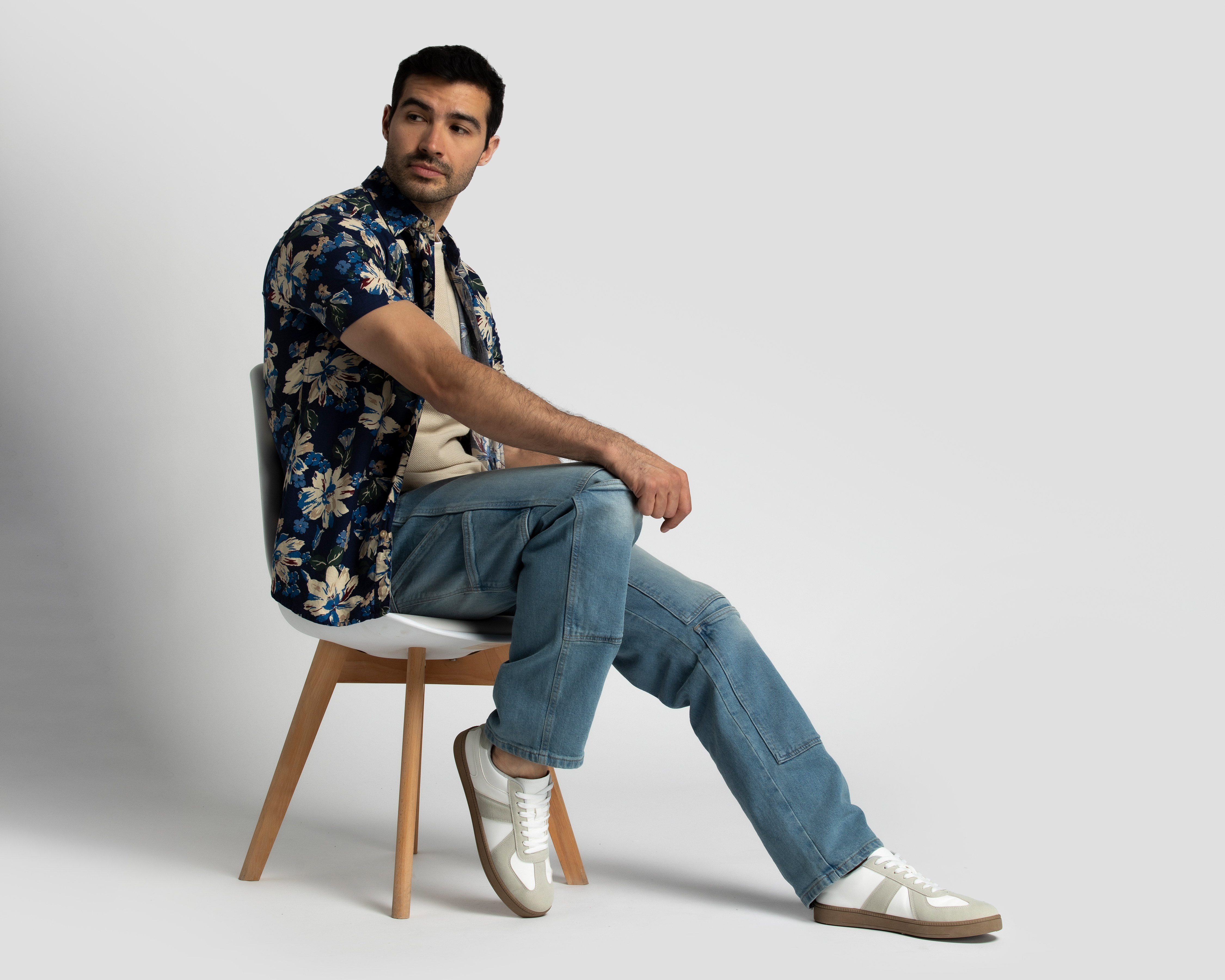 Foto 3 pulgar | Foto 2 | Camisa Casual Refill Regular Fit Floral para Hombre