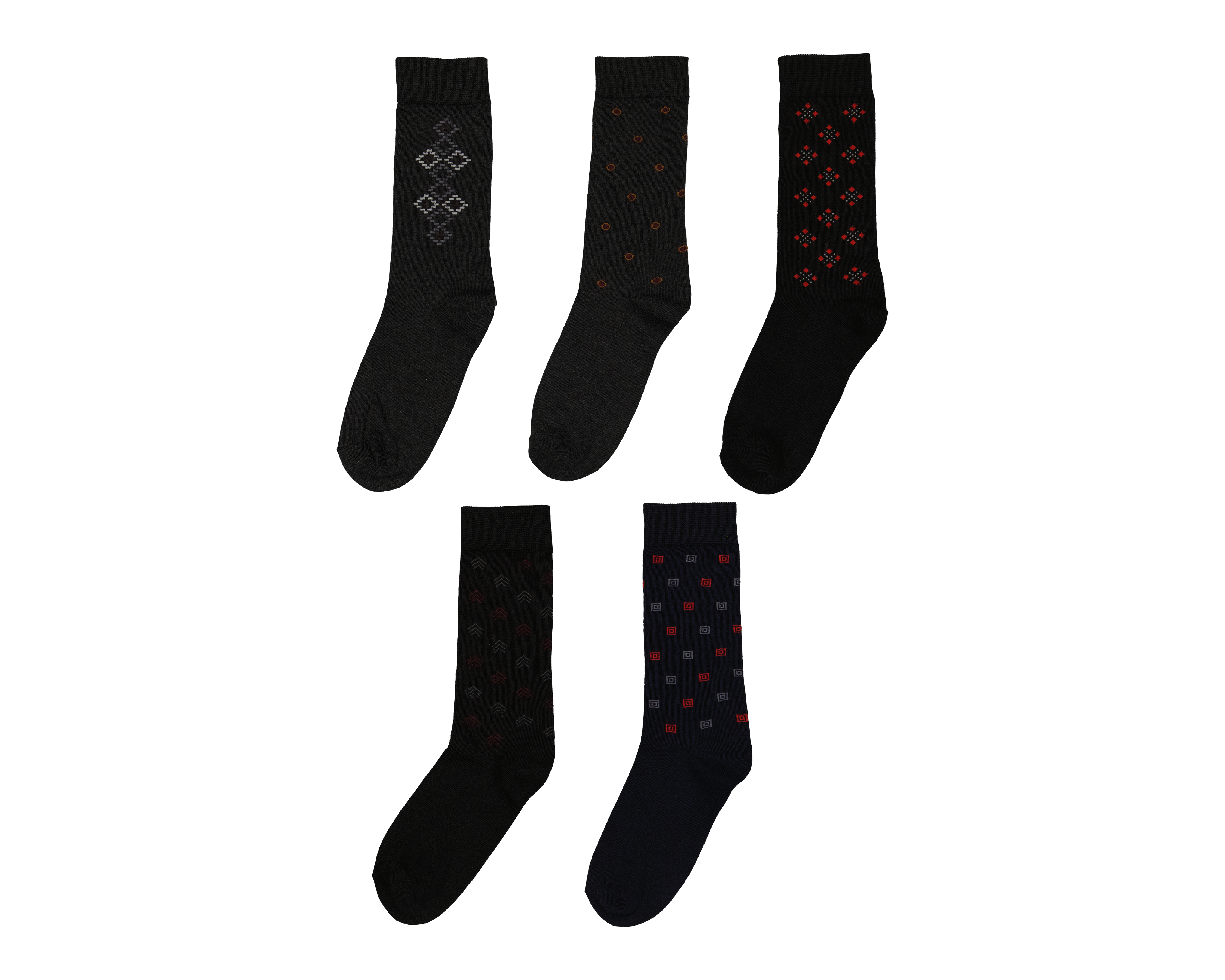 Foto 1 | Foto 1 | Calcetas de Vestir Wall Street para Hombre 5 Pares