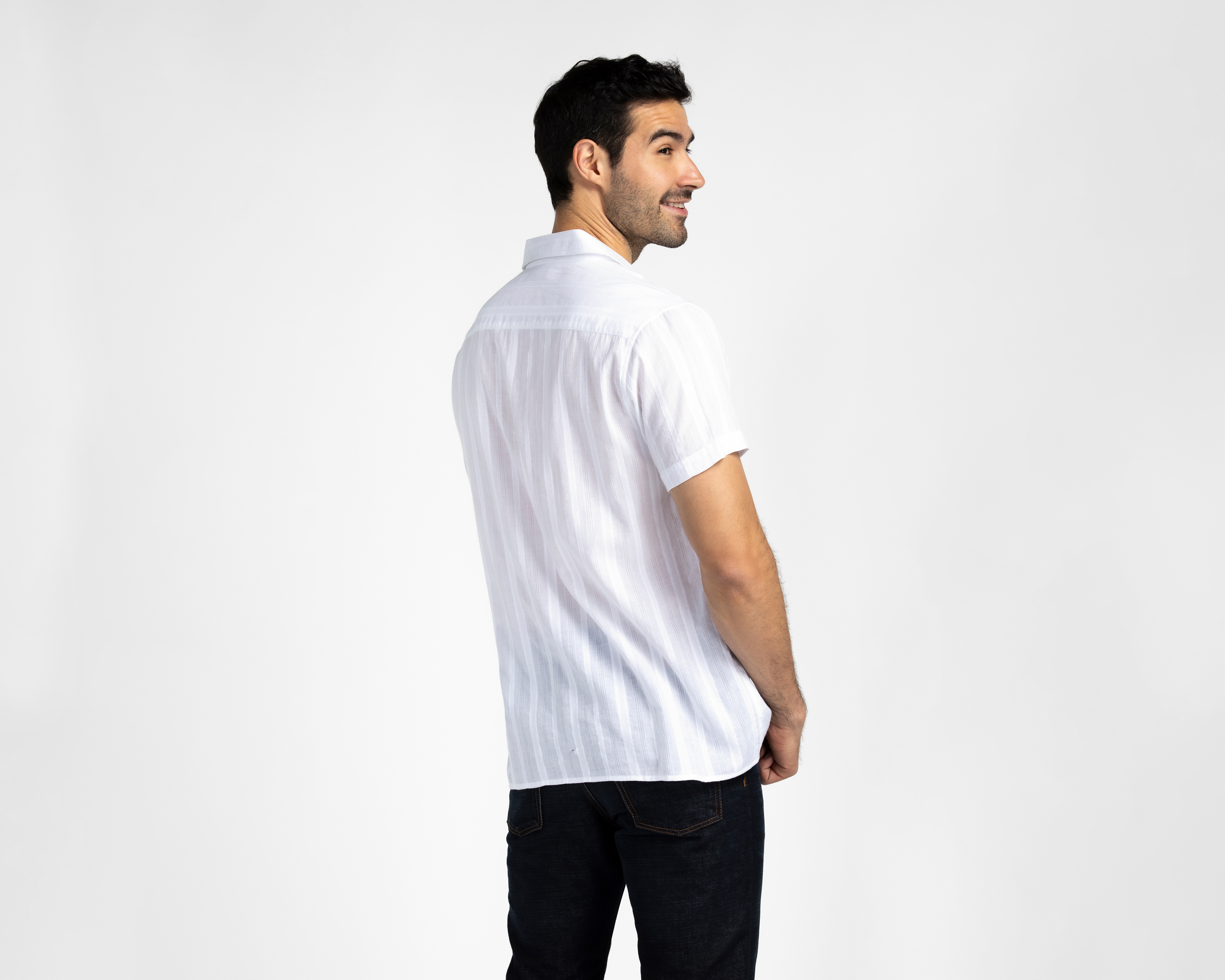 Foto 3 pulgar | Foto 2 | Camisa Casual de Algodón Porto Sur Regular Fit Lisa para Hombre