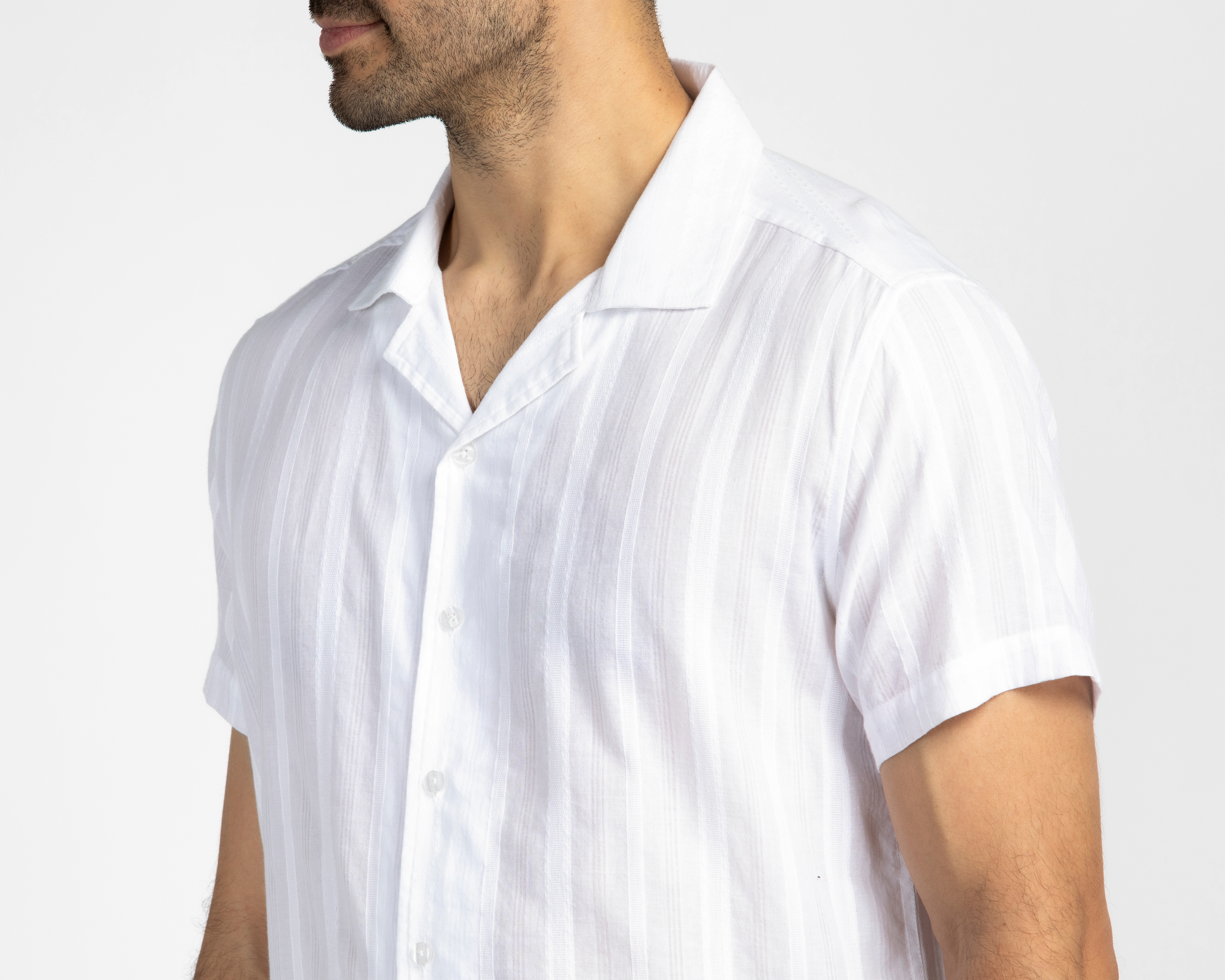 Foto 4 pulgar | Foto 3 | Camisa Casual de Algodón Porto Sur Regular Fit Lisa para Hombre