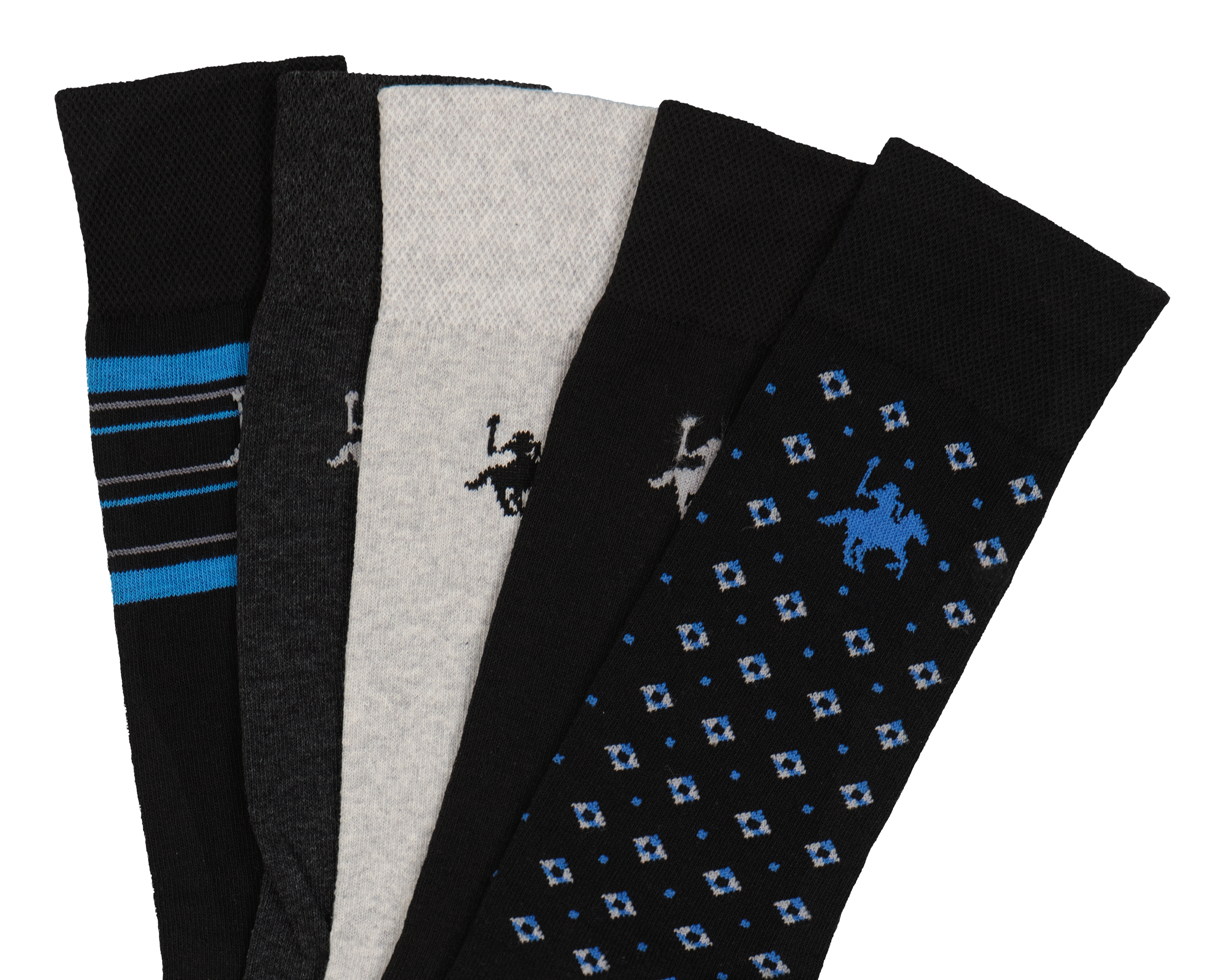 Foto 2 | Foto 2 | Calcetas de Vestir York Team Polo Club para Hombre 5 Pares