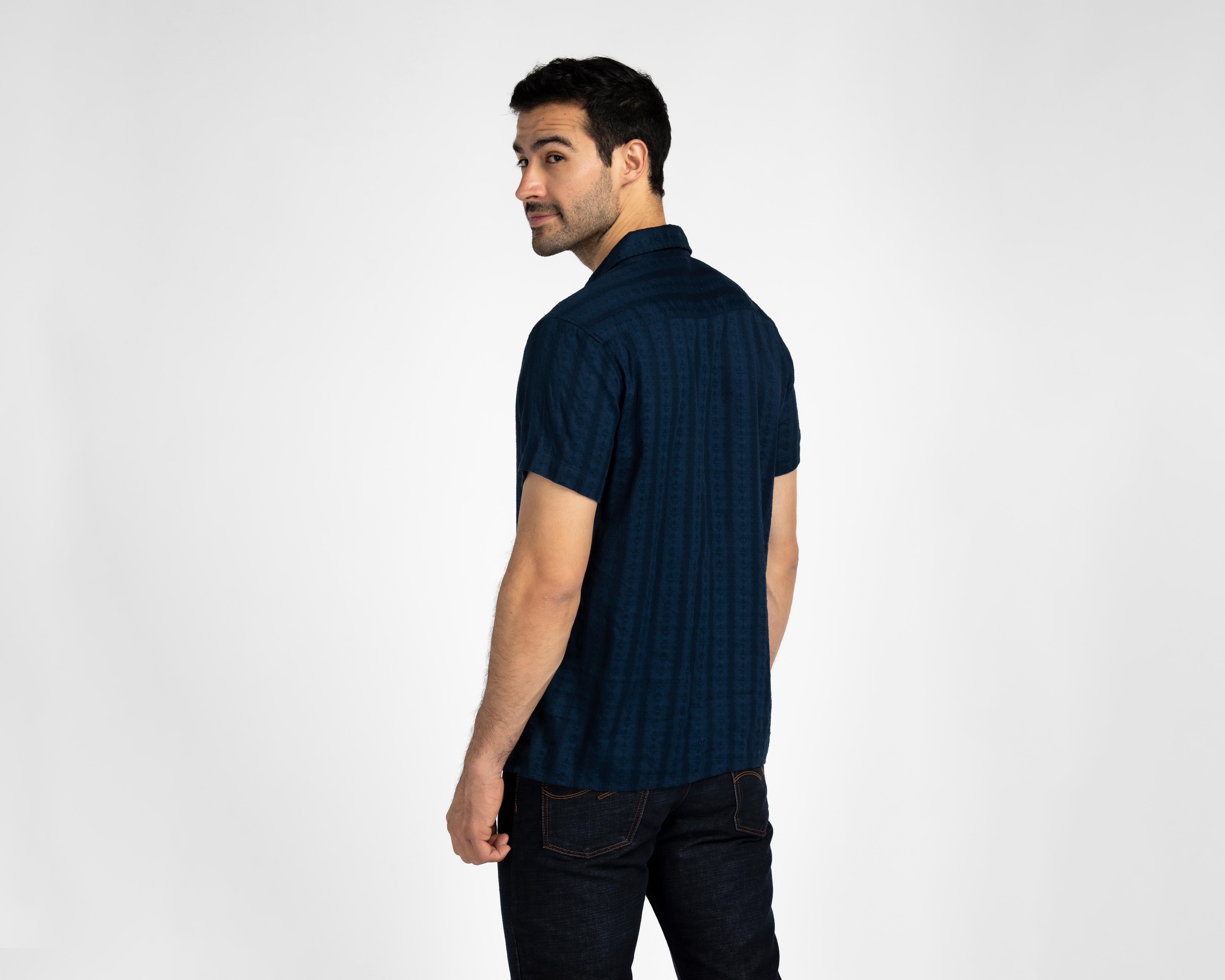 Foto 3 pulgar | Foto 2 | Camisa Casual de Algodón Porto Sur Regular Fit Lisa para Hombre