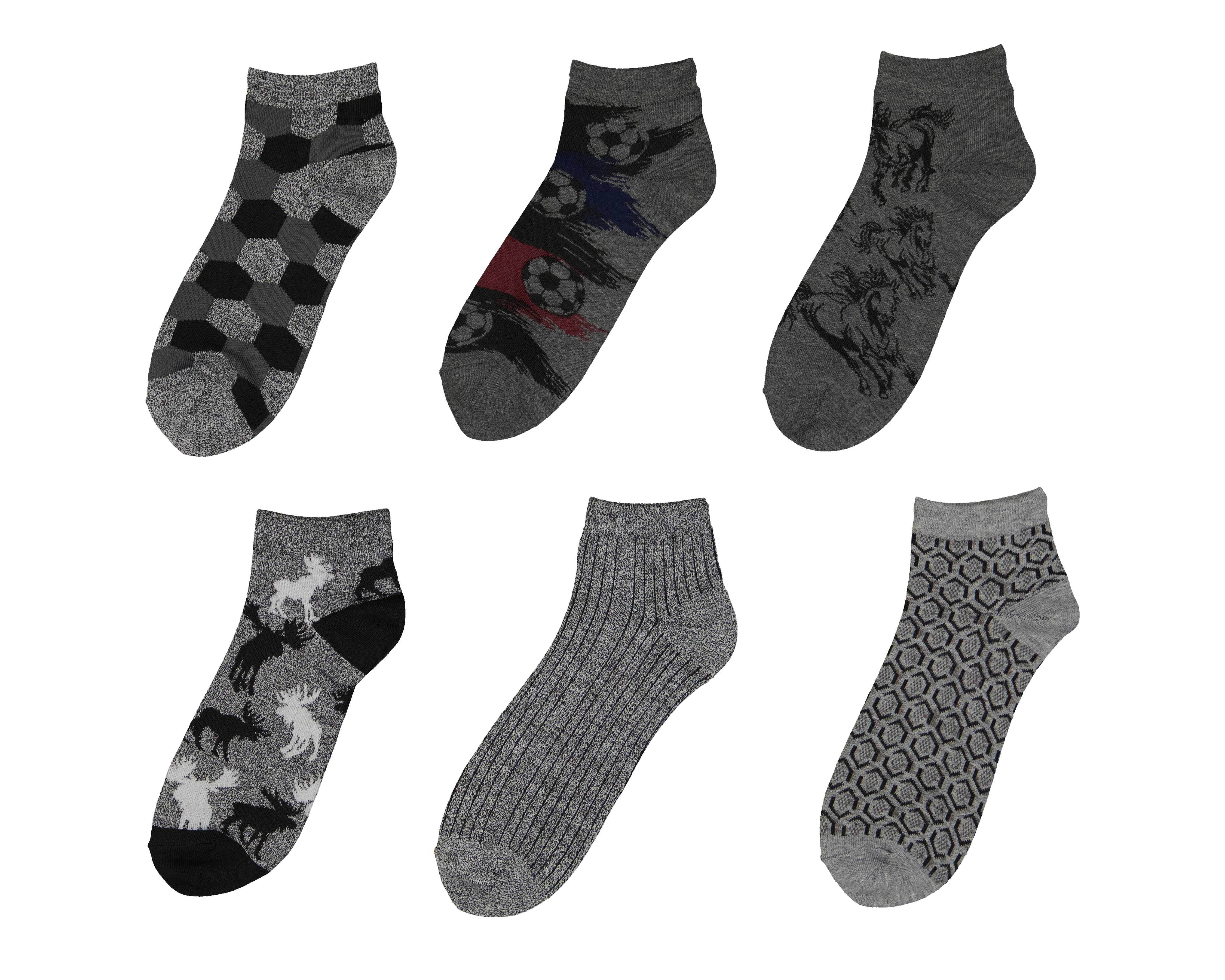 Foto 1 | Foto 1 | Calcetas Cortas Refill para Hombre 6 Pares