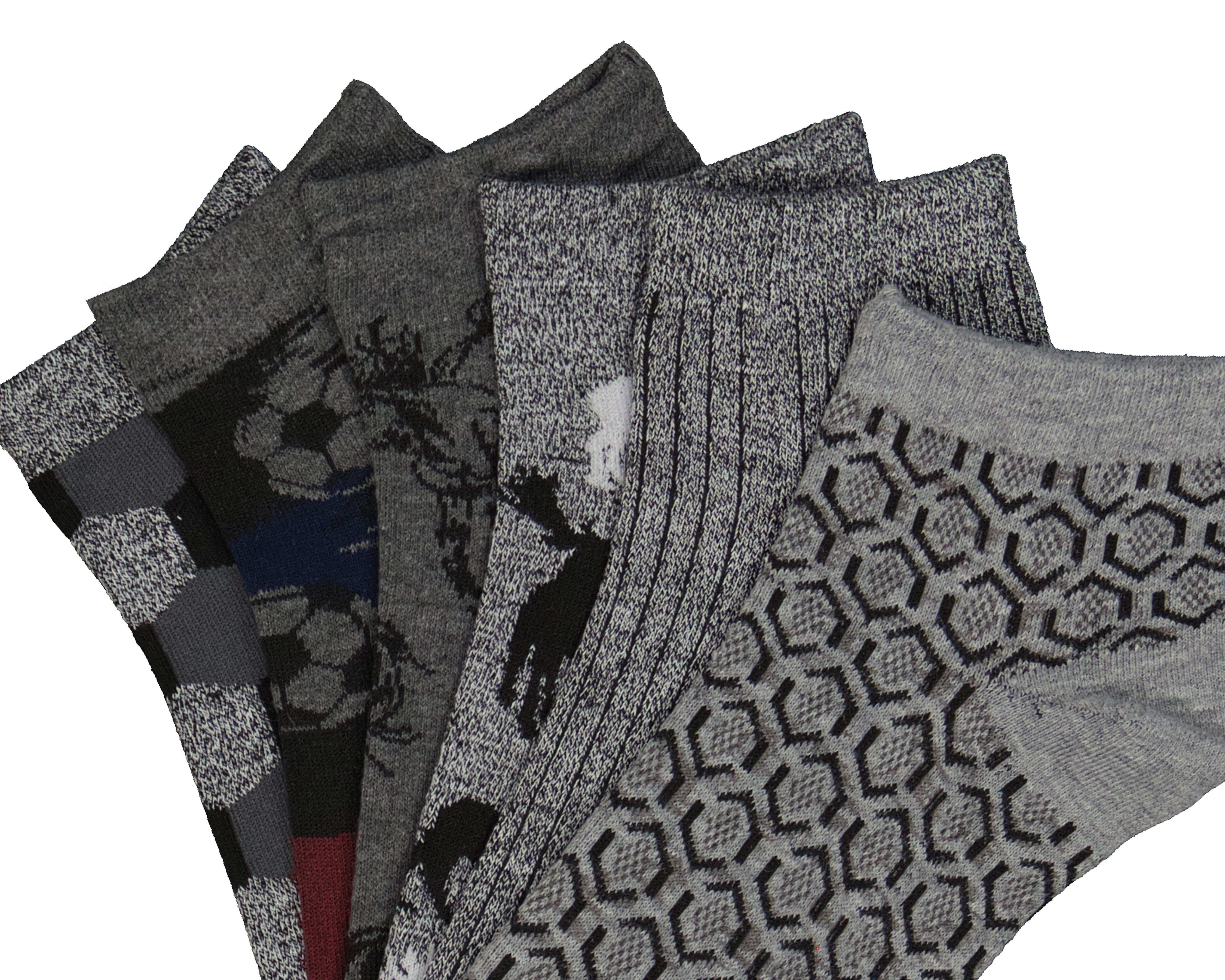 Foto 3 pulgar | Foto 2 | Calcetas Cortas Refill para Hombre 6 Pares