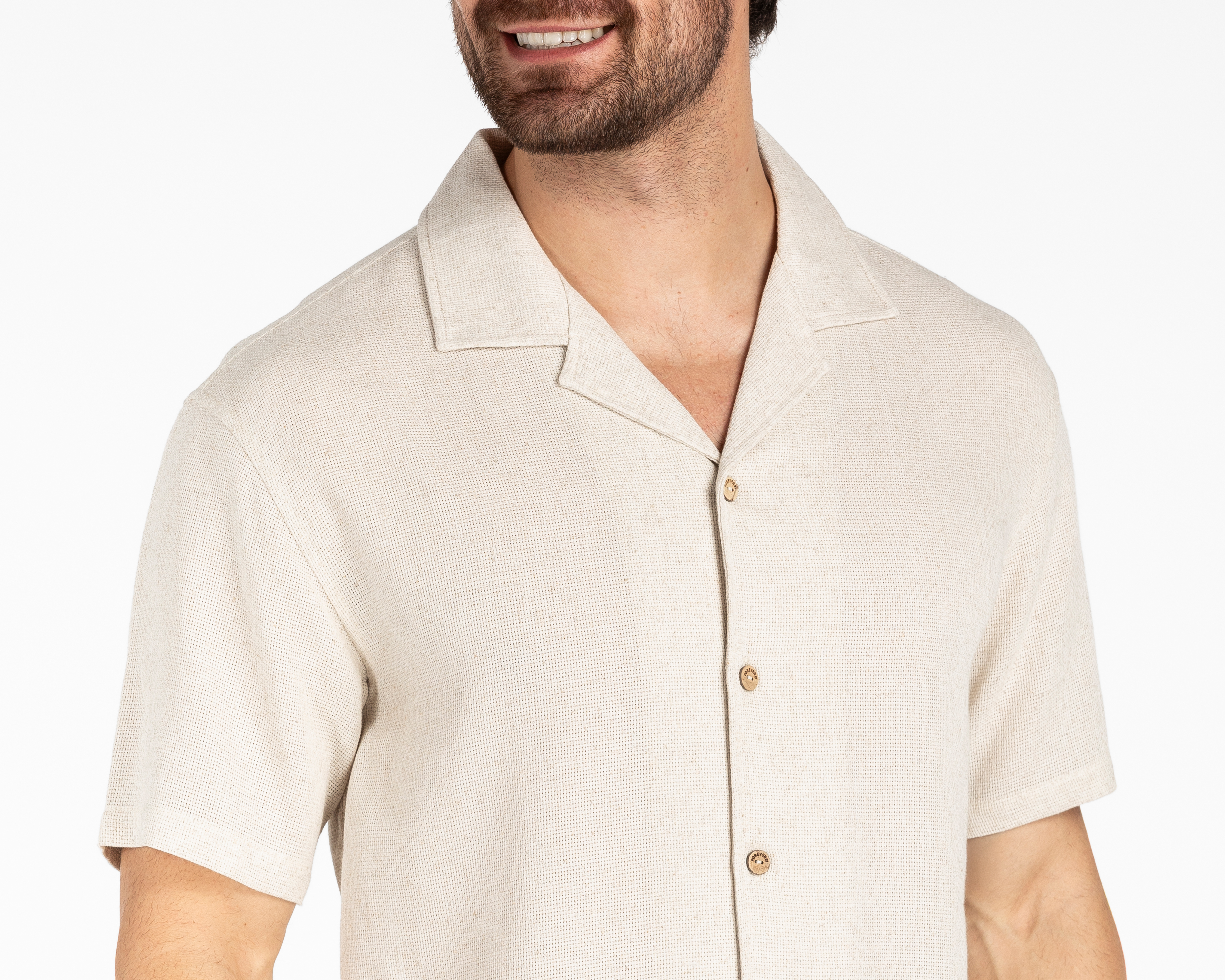 Foto 3 | Foto 3 | Camisa Casual Forever 21 Regular Lisa para Hombre