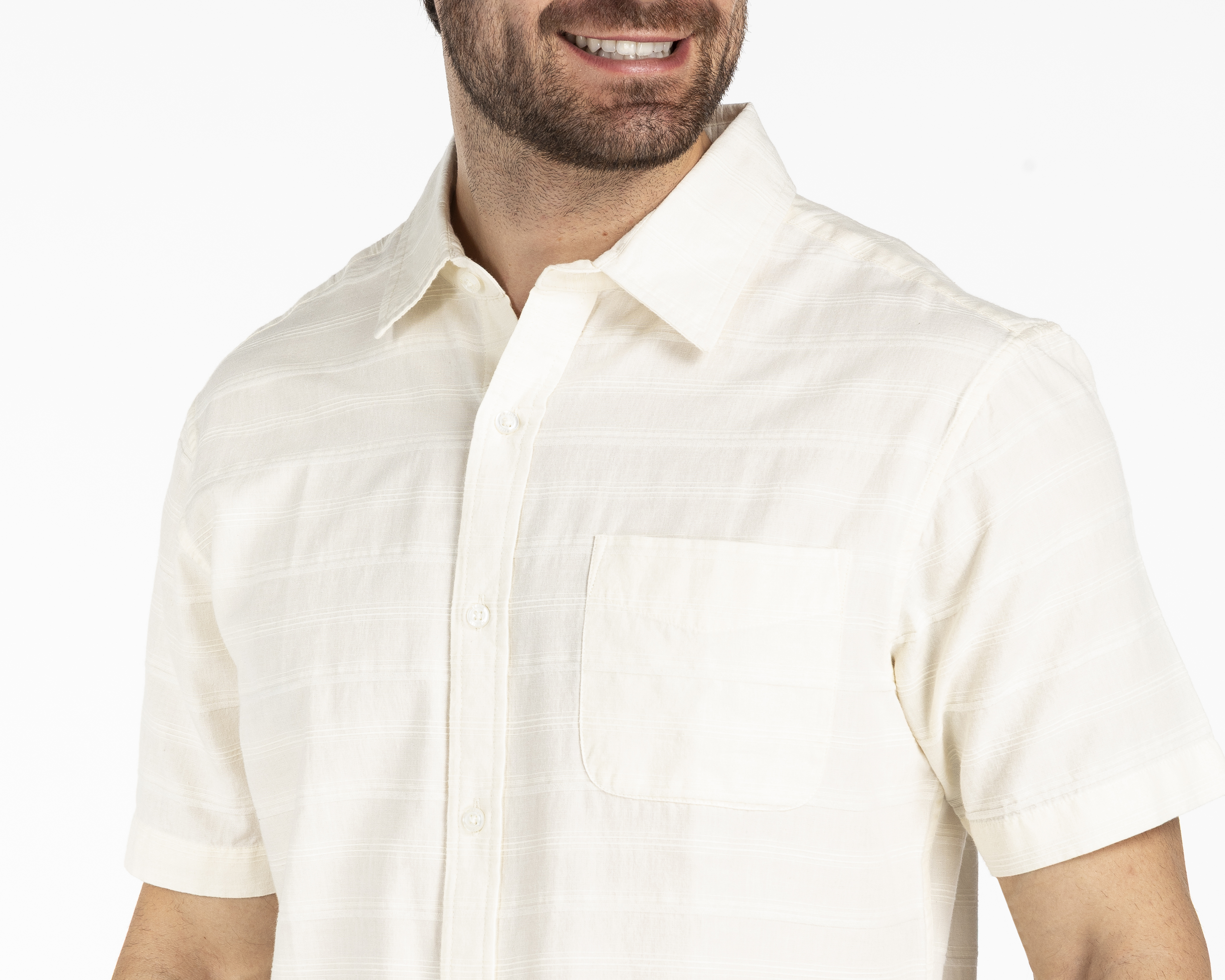 Foto 5 pulgar | Foto 4 | Camisa Casual de Algodón Refill Regular Fit Lisa para Hombre