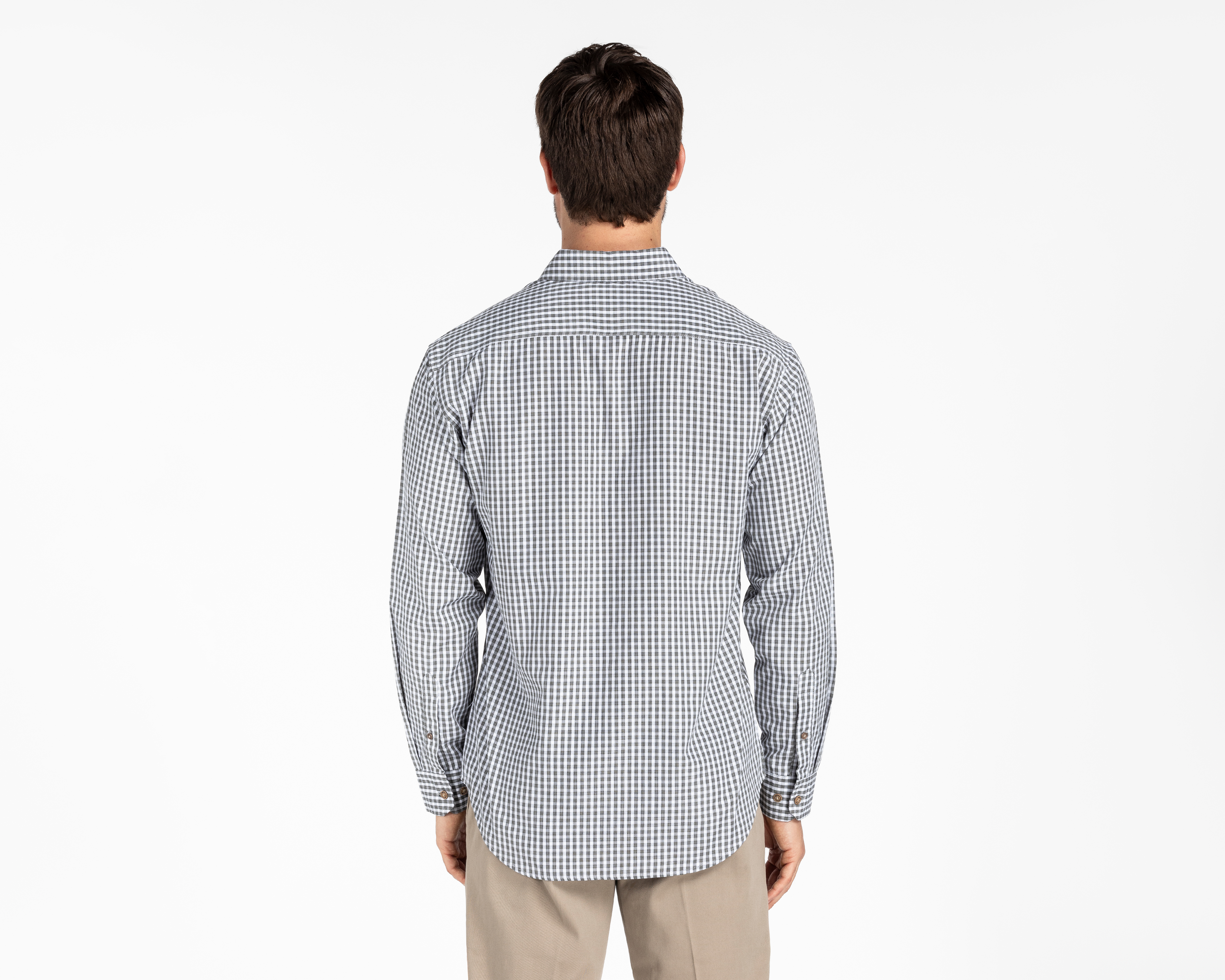 Foto 3 pulgar | Foto 2 | Camisa Casual Porto Sur Regular Fit a Cuadros para Hombre