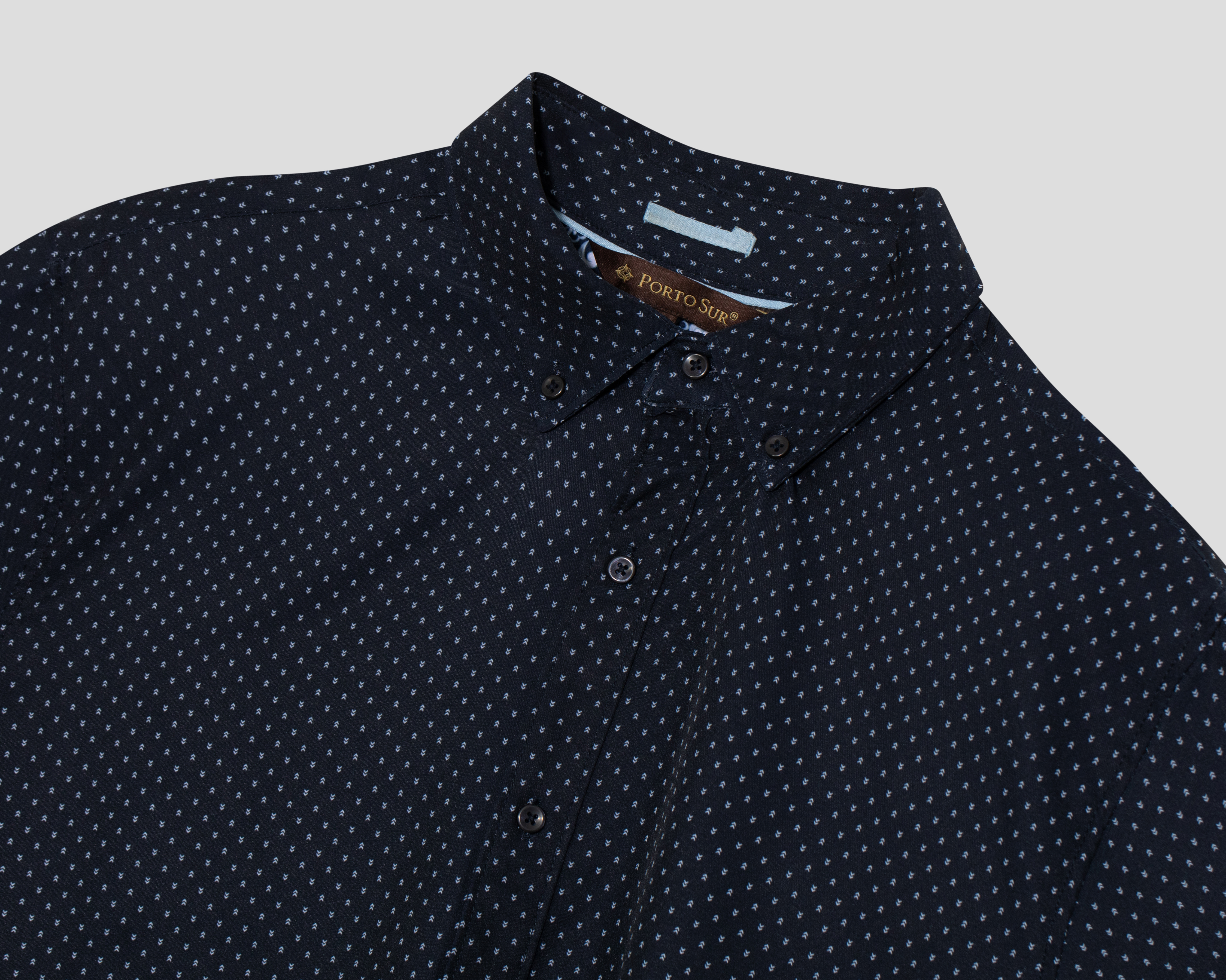 Foto 4 pulgar | Foto 3 | Camisa Casual Porto Sur Regular Fit Estampada para Hombre