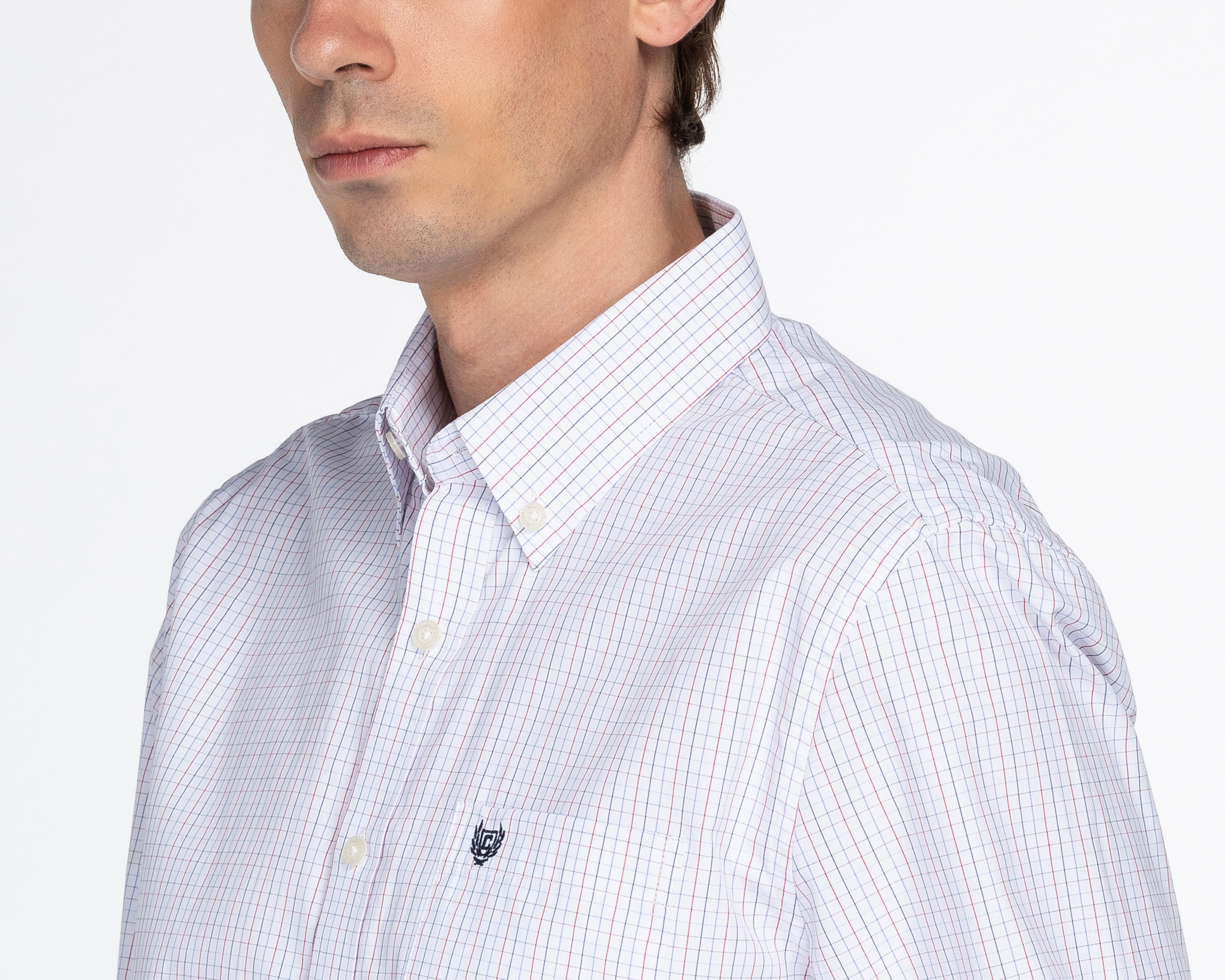 Foto 4 pulgar | Foto 3 | Camisa Casual Chaps Regular Fit a Cuadros para Hombre
