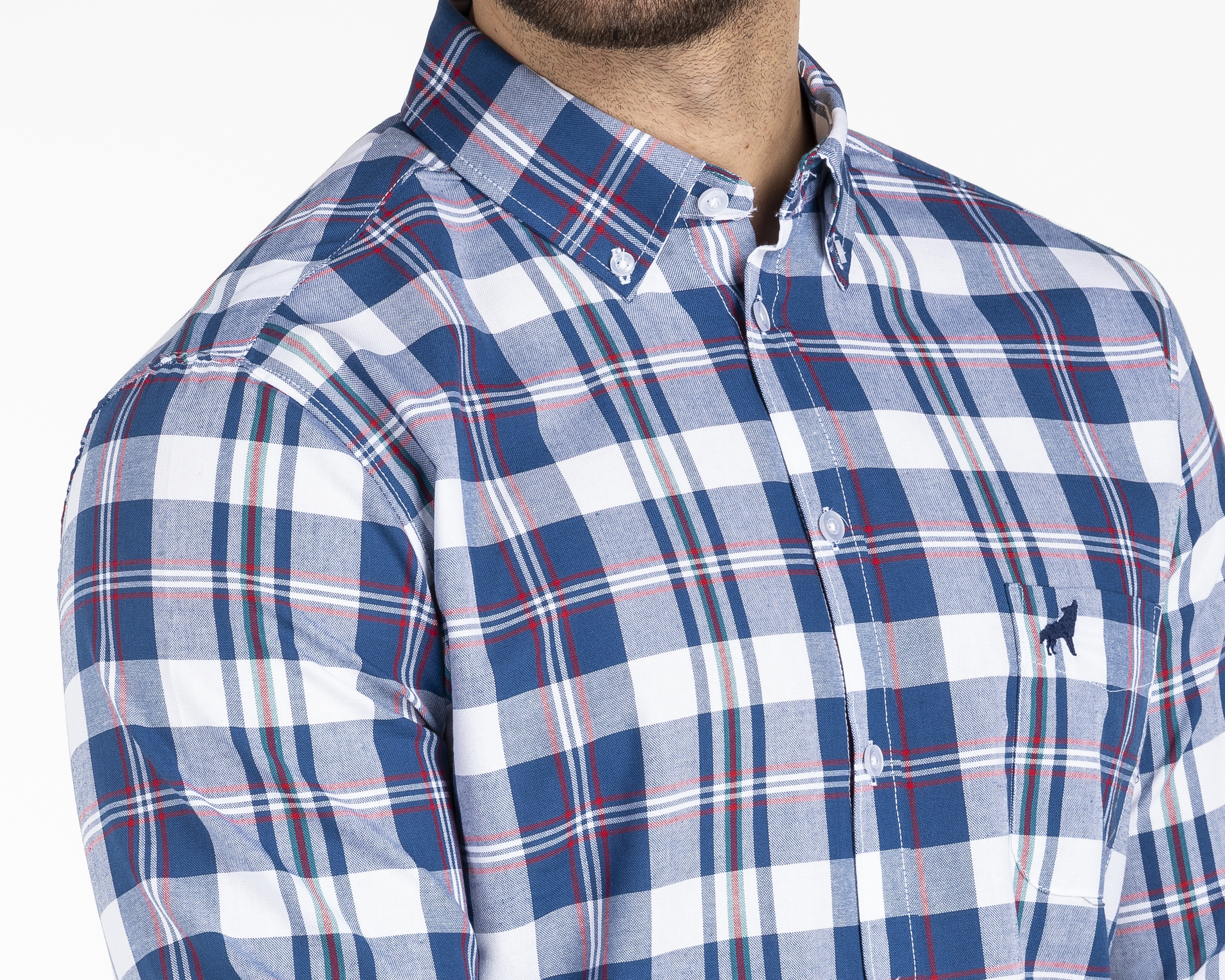 Foto 5 pulgar | Foto 4 | Camisa Casual Refill Regular Fit a Cuadros para Hombre