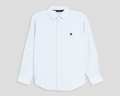 Foto 1 | Foto 1 | Camisa Casual de Algodón York Team Polo Club Regular Lisa para Hombre