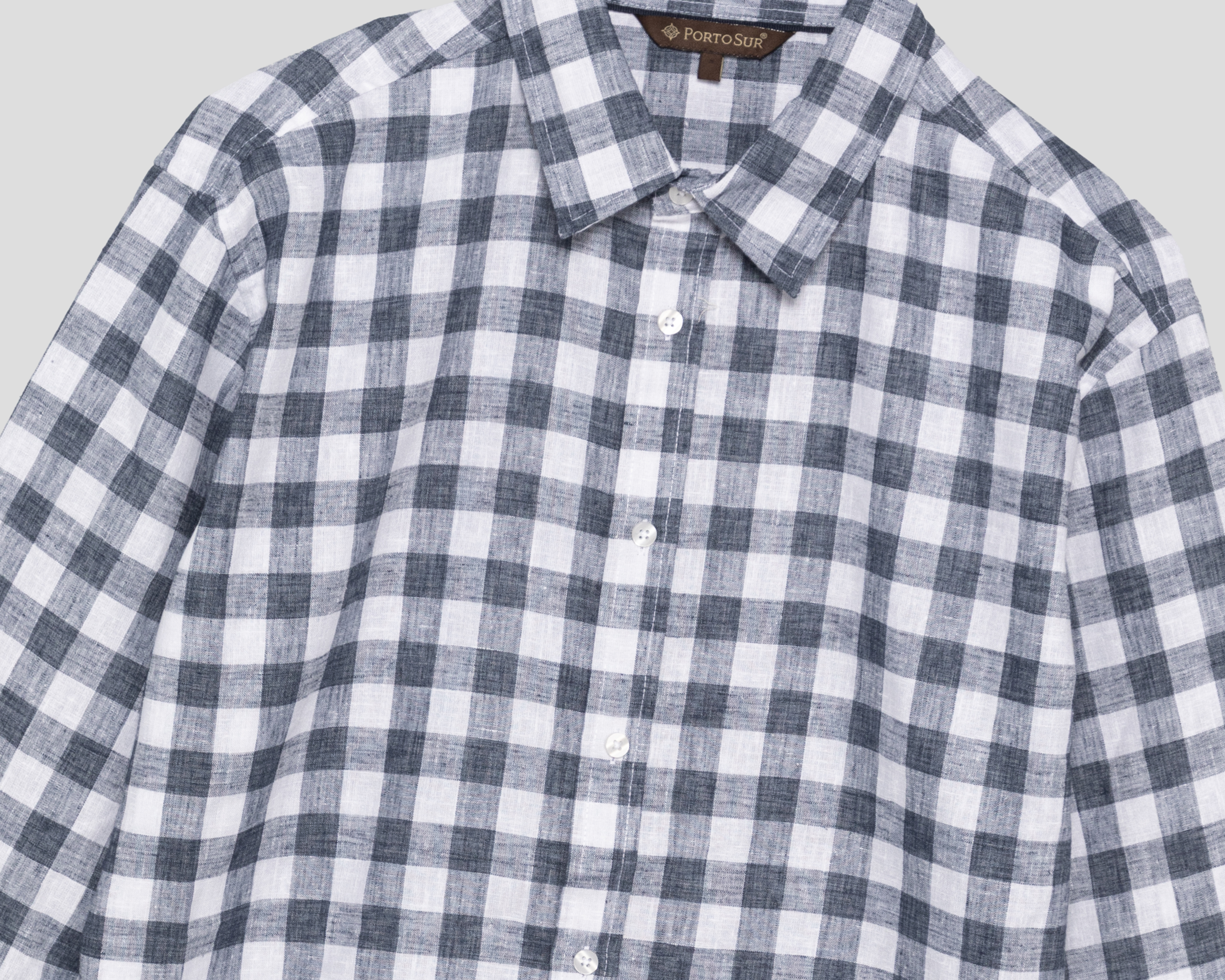 Foto 4 pulgar | Foto 3 | Camisa Casual Porto Sur Regular a Cuadros para Hombre