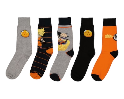 Foto 1 | Foto 1 | Calcetas Largas Dragon Ball para Hombre 5 Pares