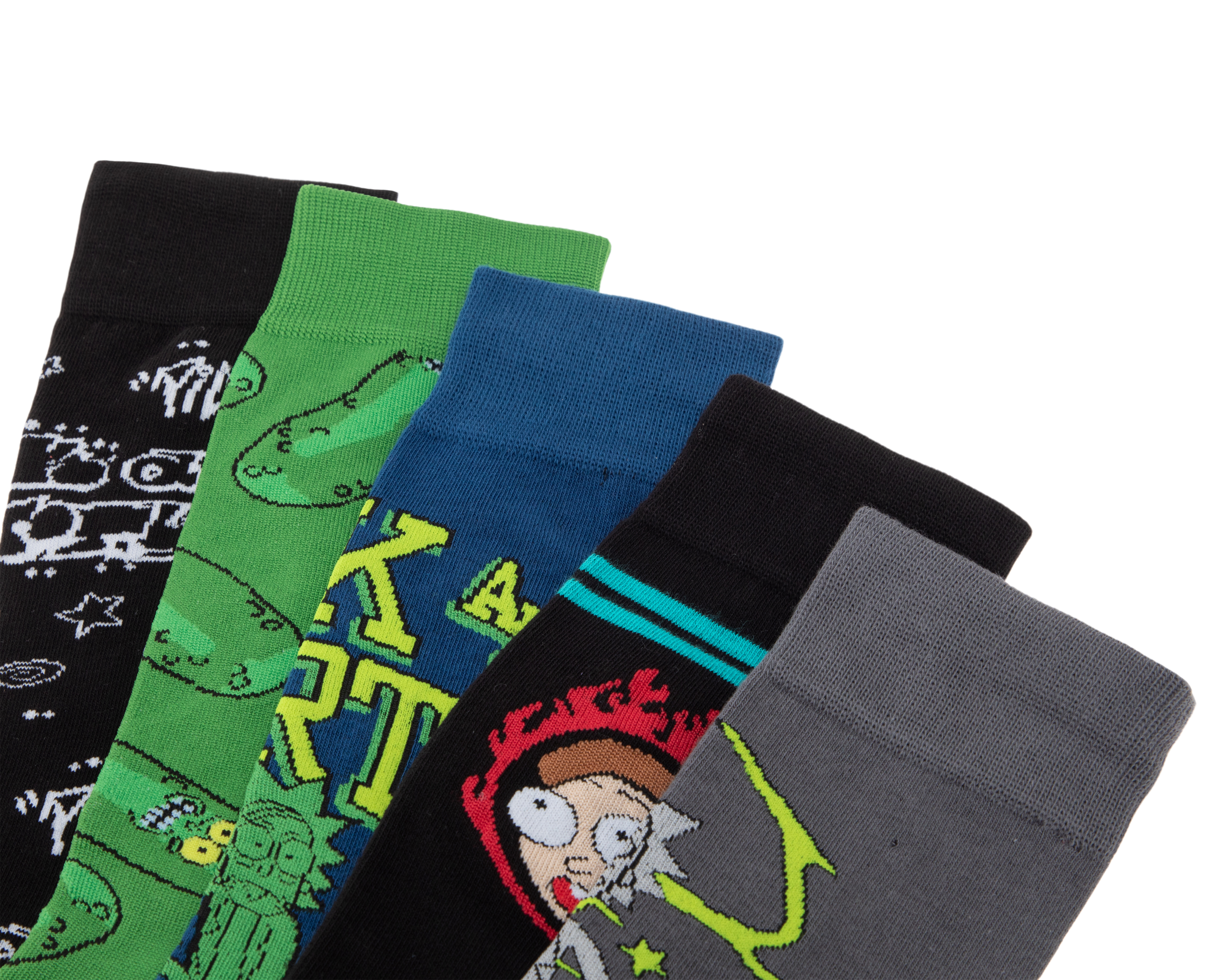 Foto 2 | Foto 2 | Calcetas Rick & Morty para Hombre 5 Pares