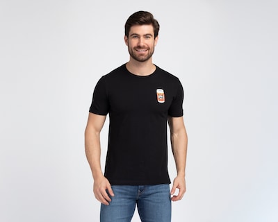 Foto 1 | Foto 1 | Playera de Cuello Redondo Negra Disney The Simpson para Hombre