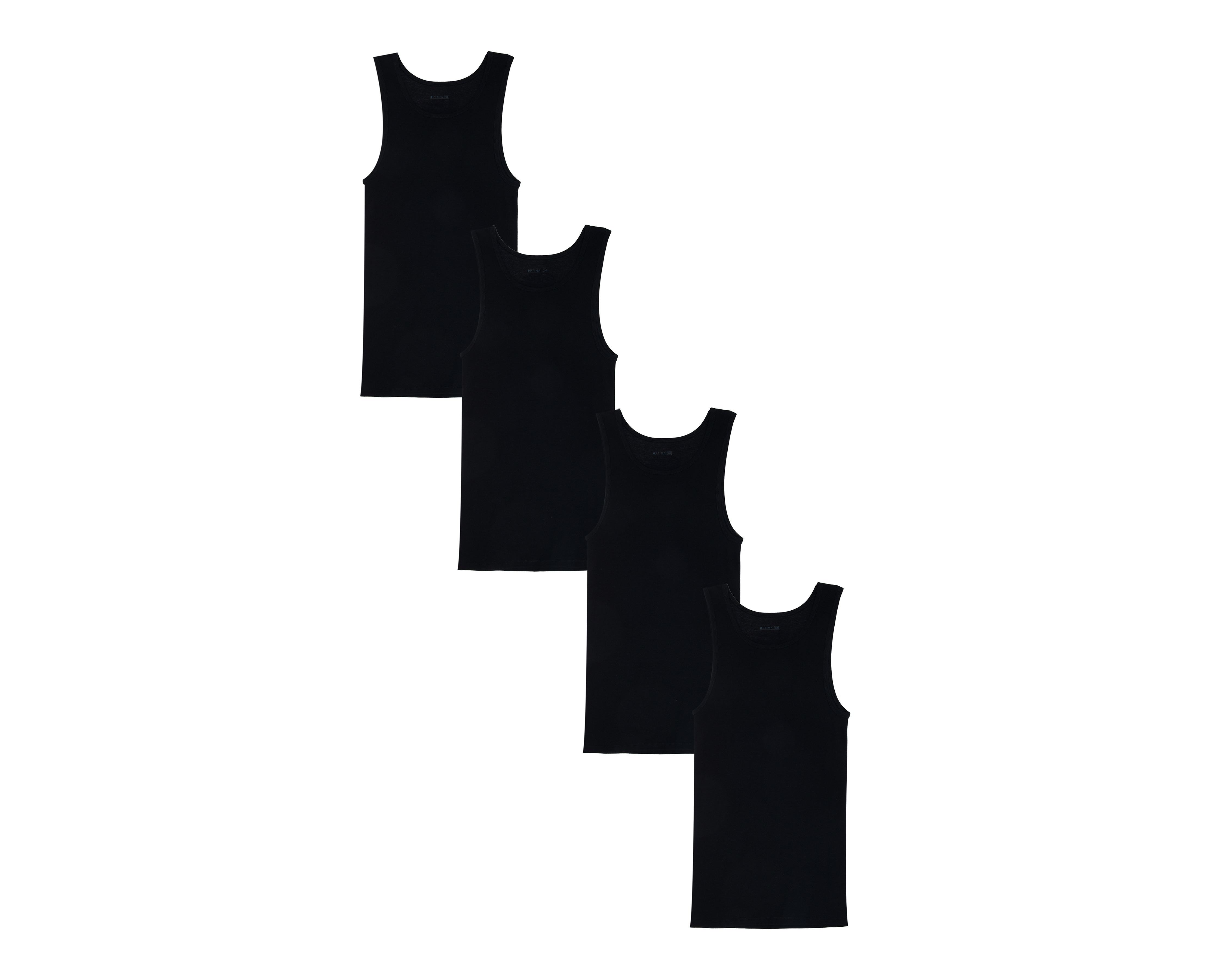 Foto 2 pulgar | Foto 1 | Camiseta Interior Sin Mangas Óptima para Hombre 4 Piezas