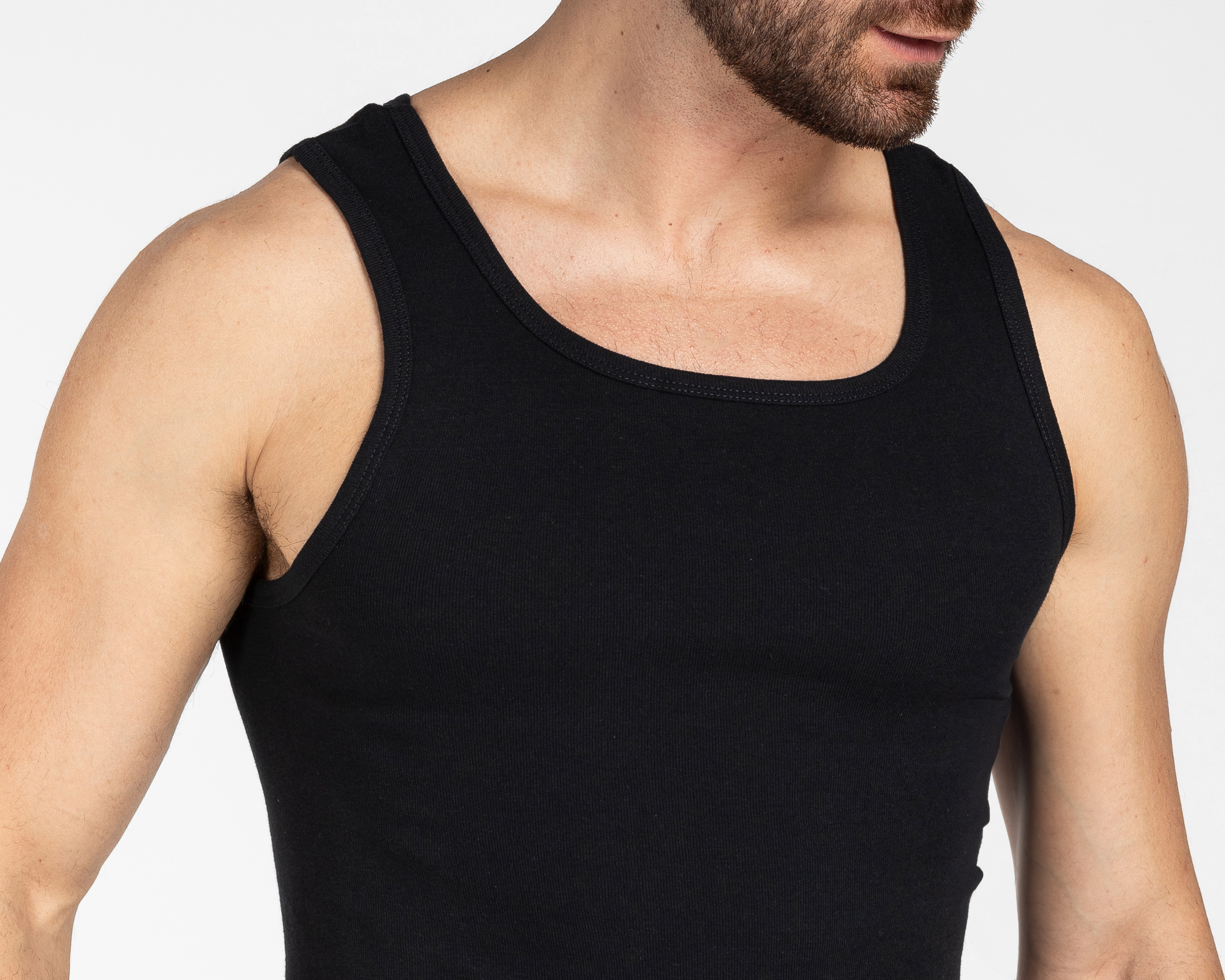 Foto 5 pulgar | Foto 4 | Camiseta Interior Sin Mangas Óptima para Hombre 4 Piezas