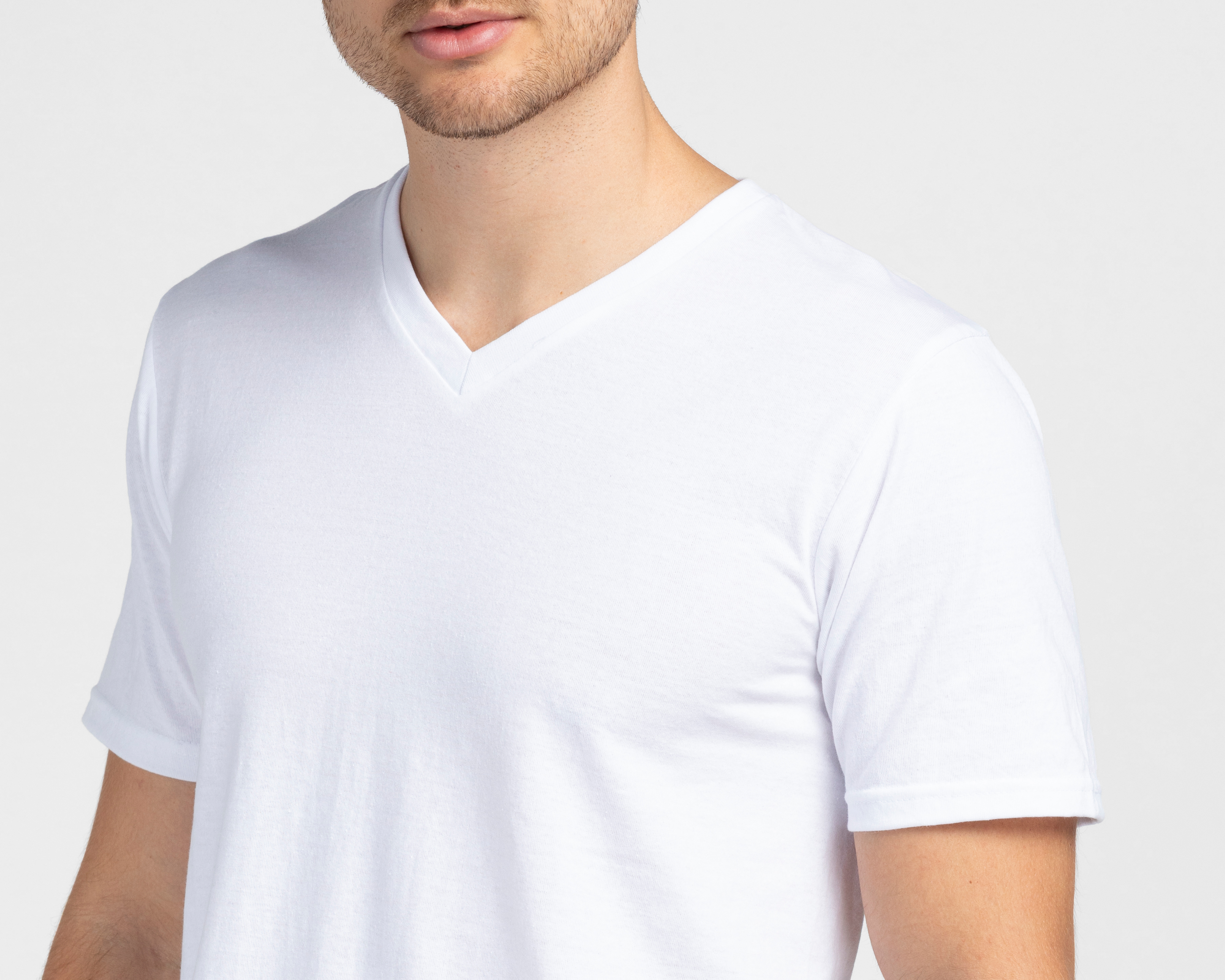 Foto 5 pulgar | Foto 4 | Playera Interior Cuello V York Team Polo Club para Hombre 3 Piezas