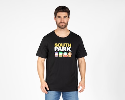 Foto 1 | Foto 1 | Playera de Cuello Redondo Negra South Park para Hombre