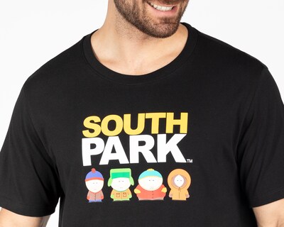 Foto 3 | Foto 3 | Playera de Cuello Redondo Negra South Park para Hombre