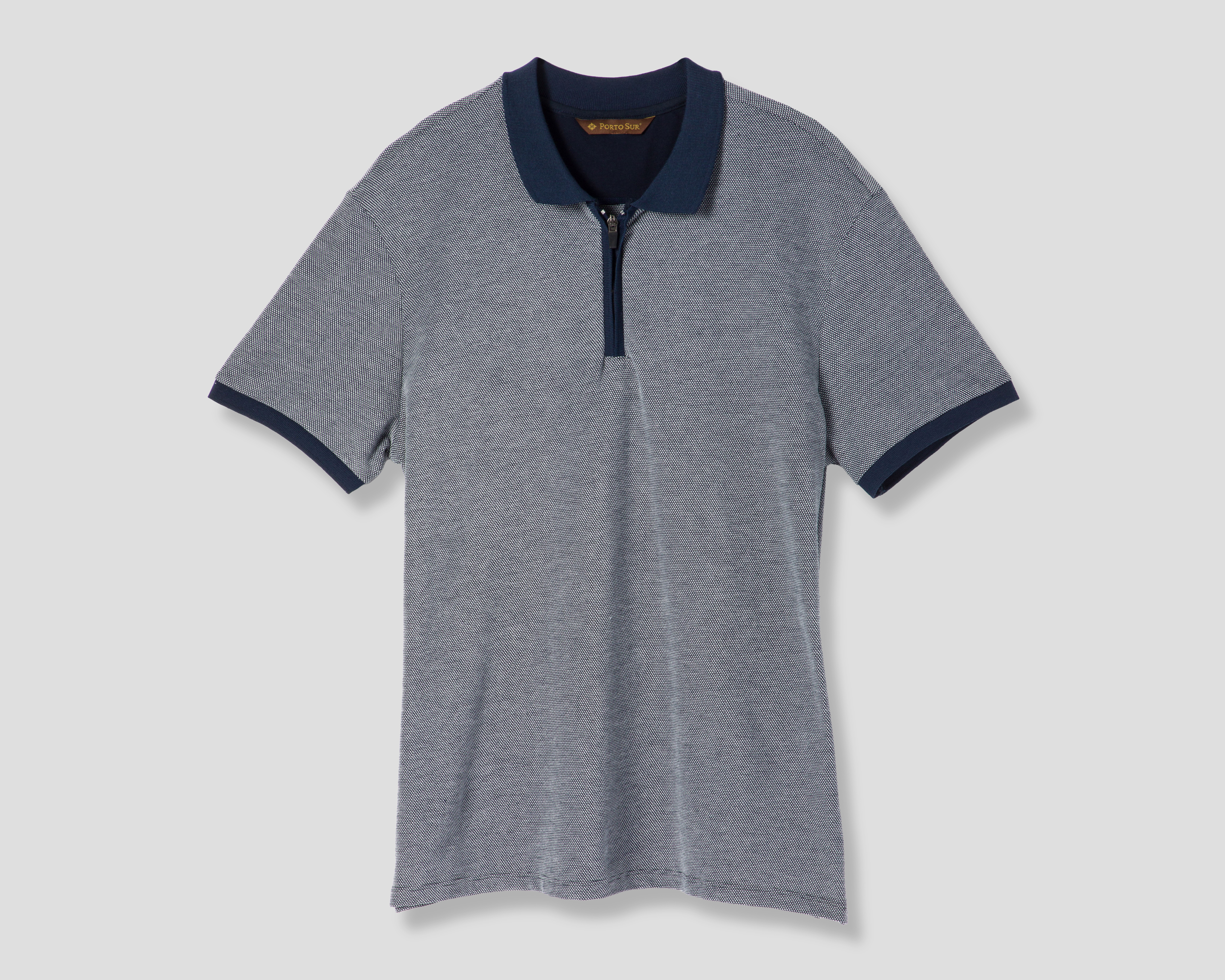 Foto 2 pulgar | Foto 1 | Playera Polo Porto Sur Azul para Hombre