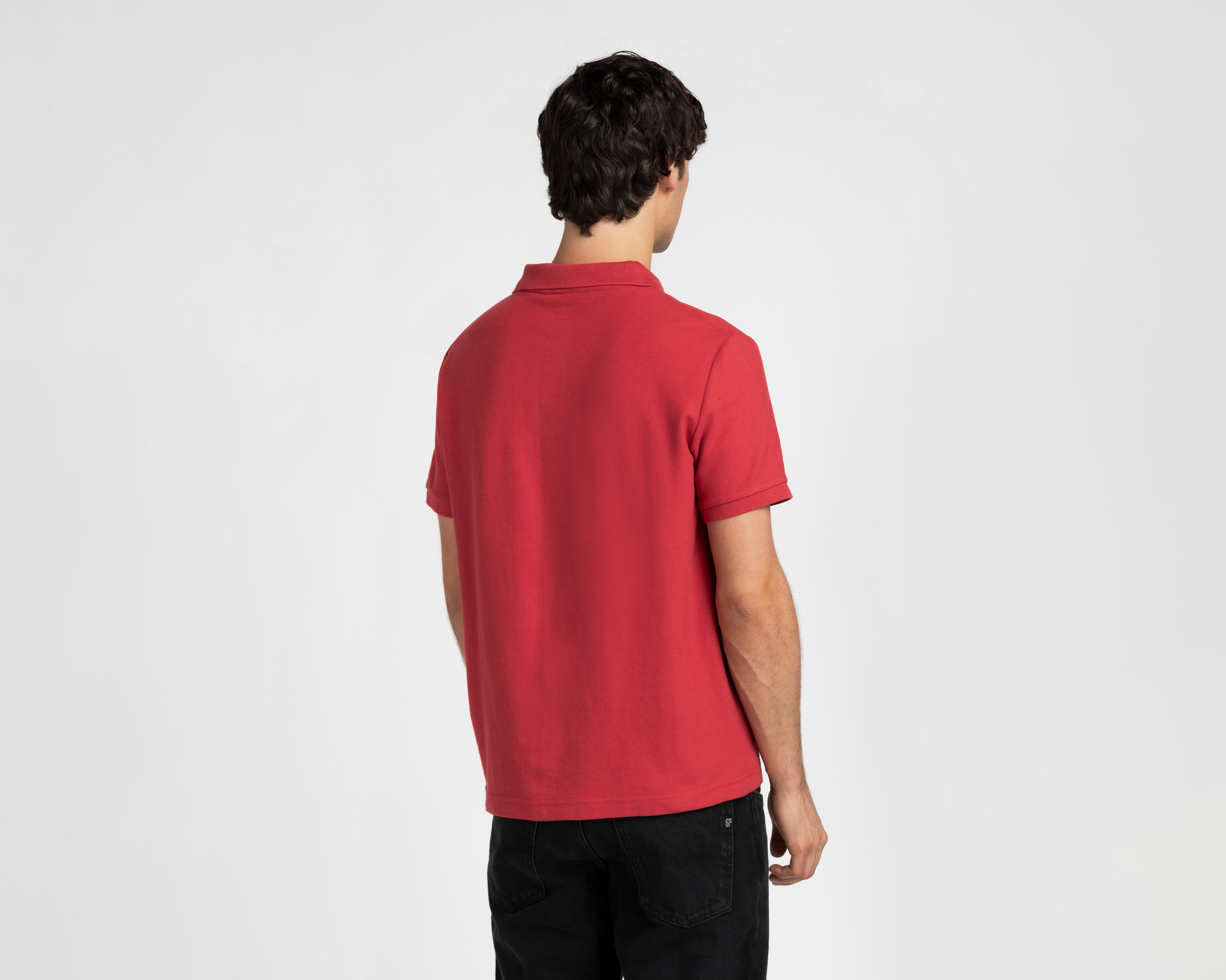 Foto 3 pulgar | Foto 2 | Playera Polo Porto Sur Roja para Hombre