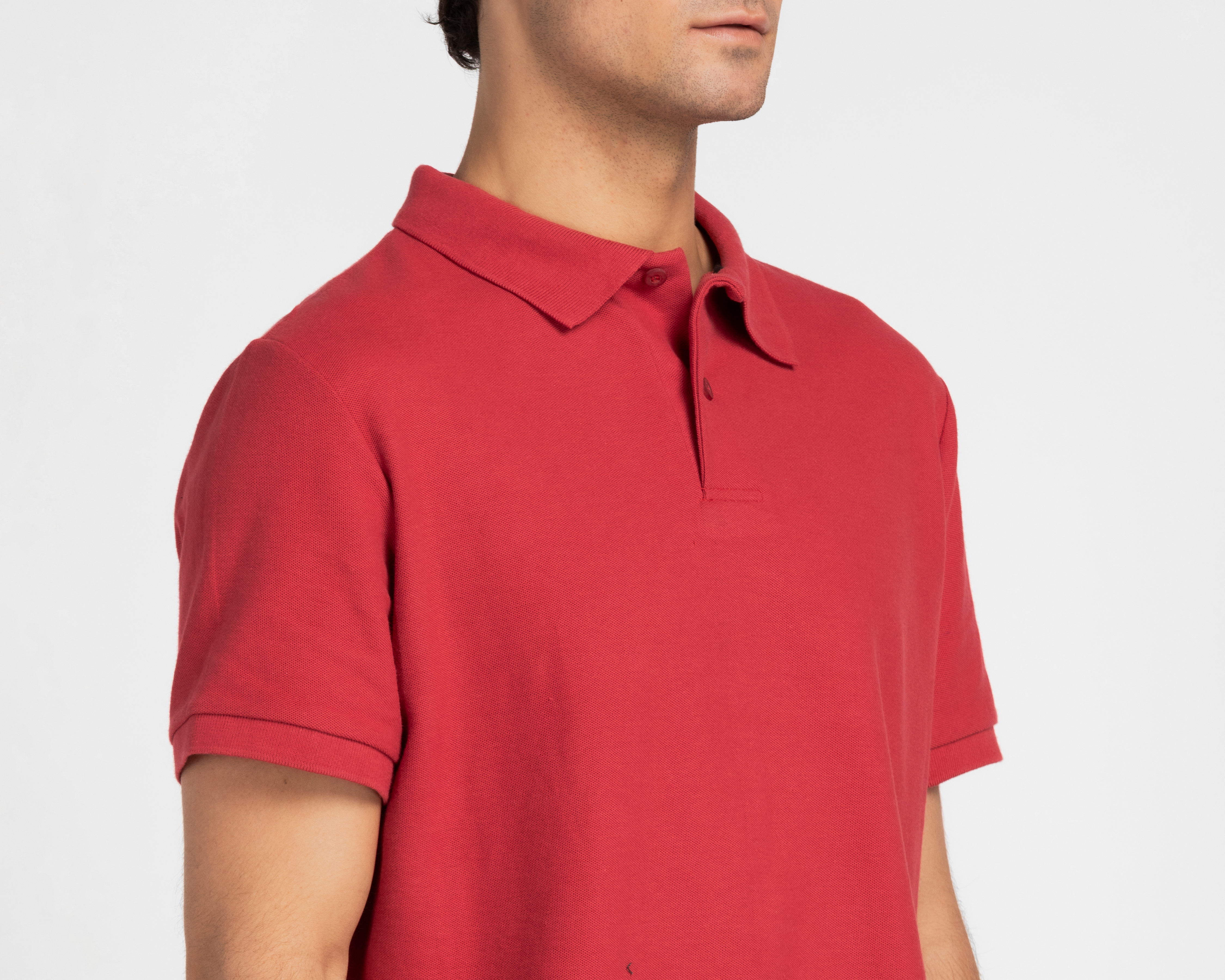Foto 4 pulgar | Foto 3 | Playera Polo Porto Sur Roja para Hombre