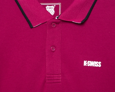 Foto 3 | Foto 3 | Playera Polo K-Swiss Vino para Hombre