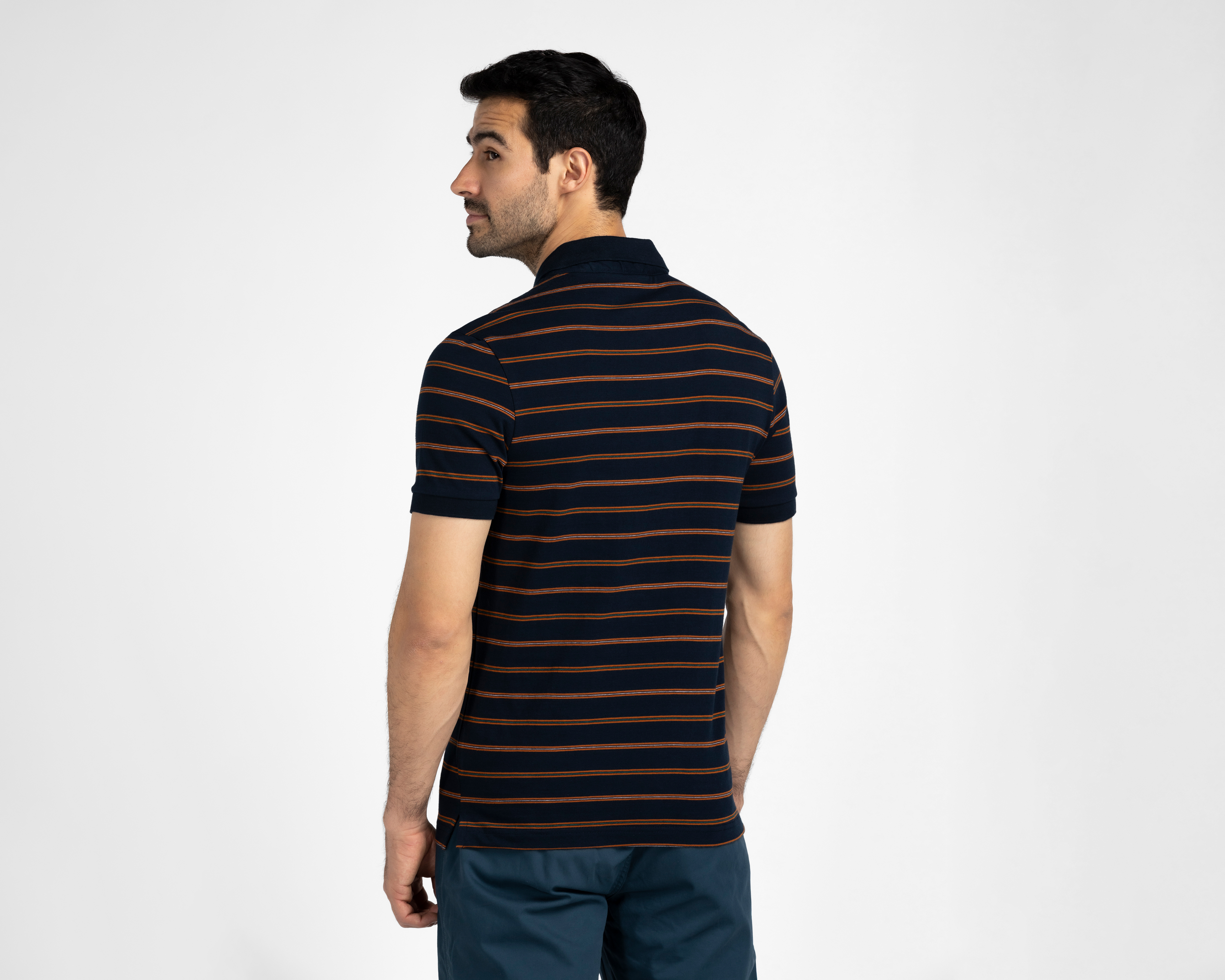 Foto 3 pulgar | Foto 2 | Playera Polo Porto Sur Azul para Hombre