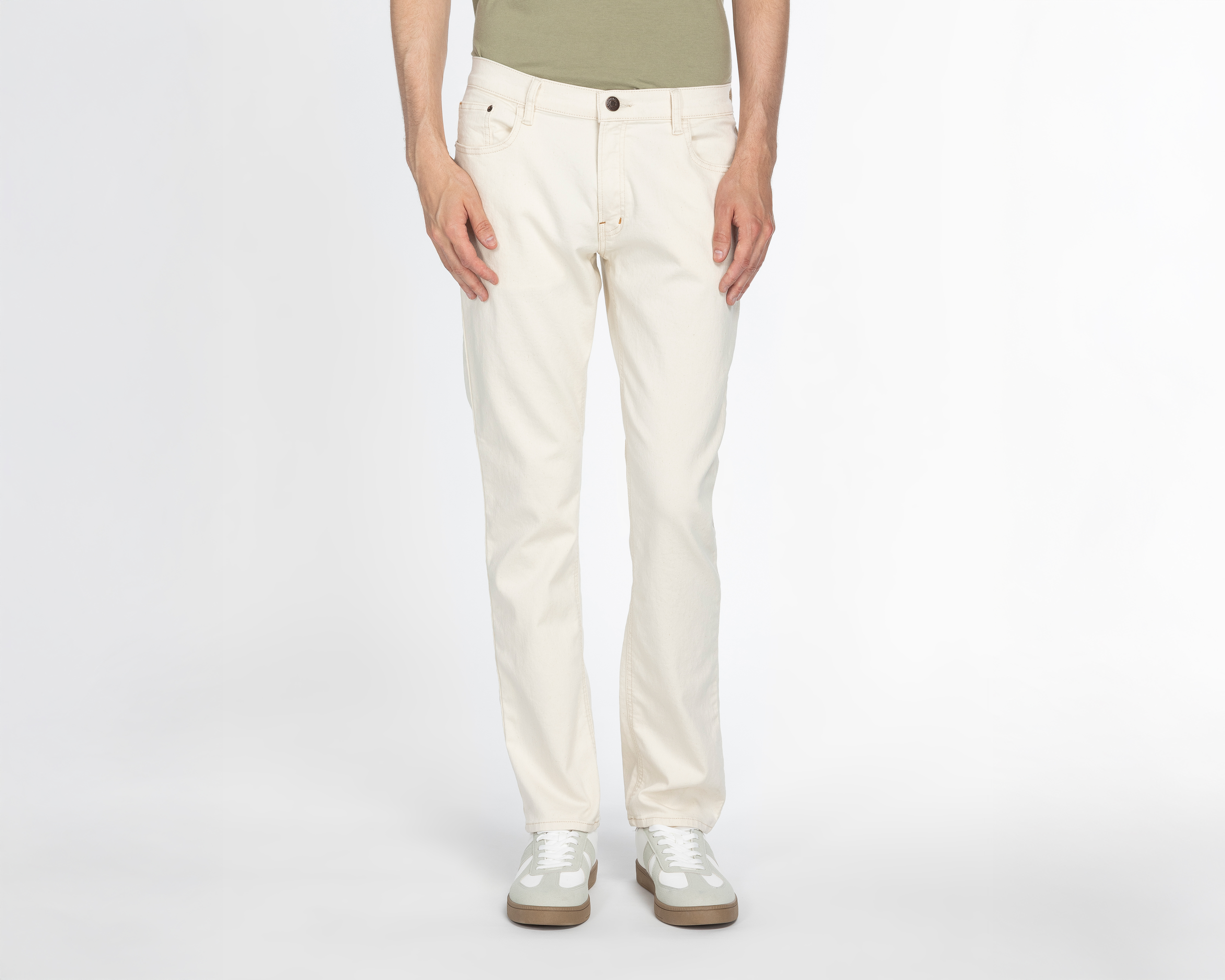 Jeans Recto Oggi Vaxter Crudo para Hombre