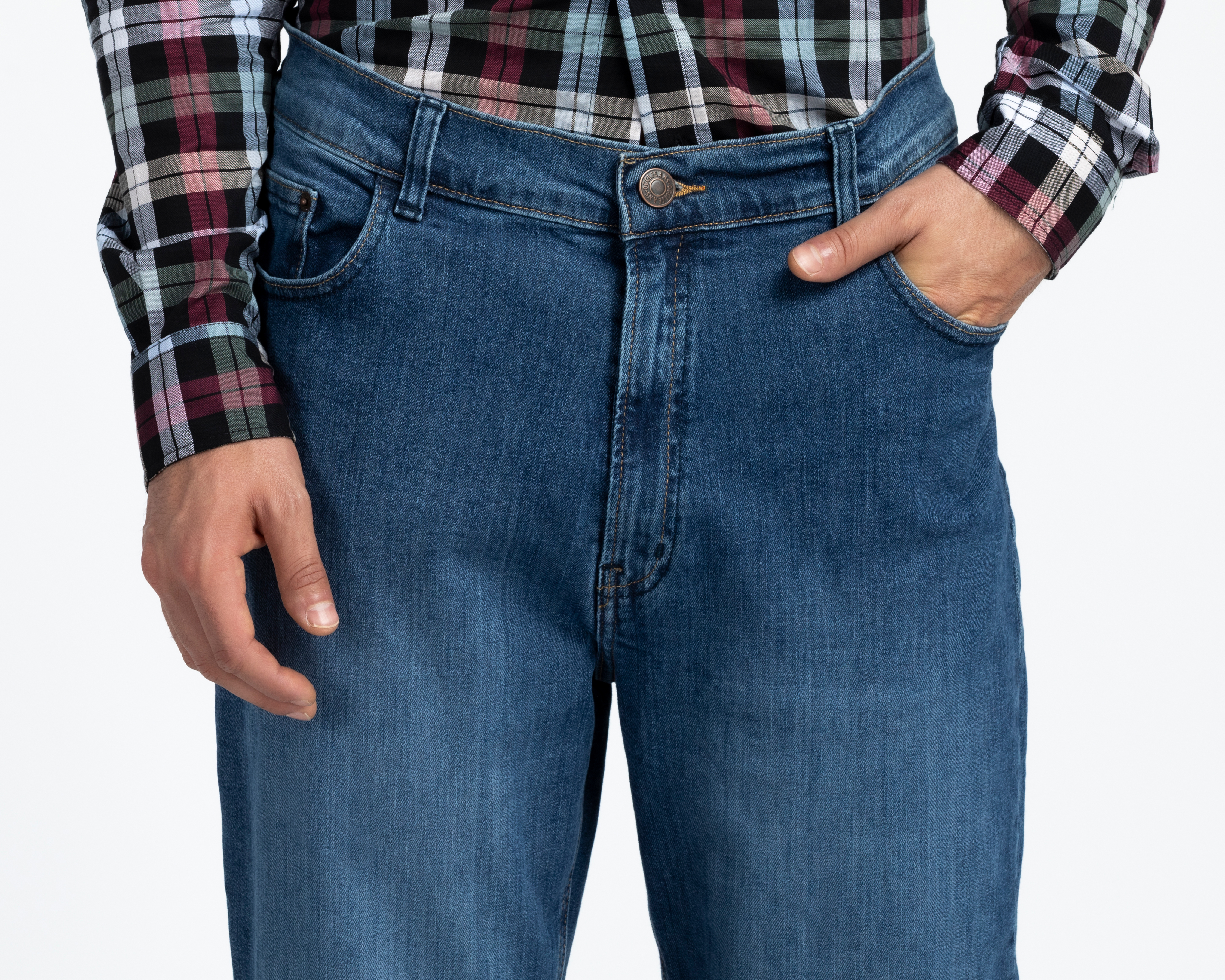 Foto 4 pulgar | Foto 3 | Jeans Regular Oggi Iron Vintage para Hombre