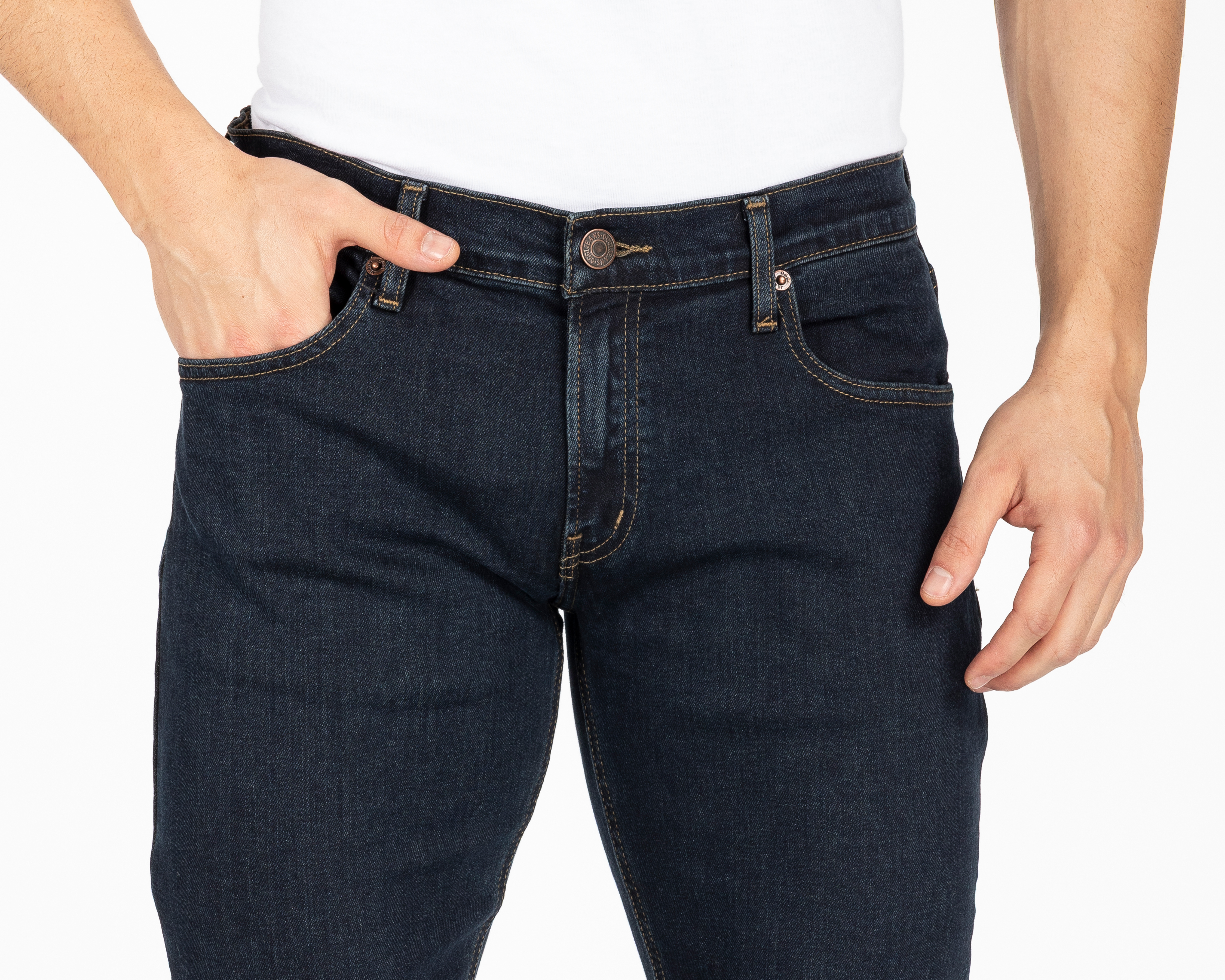 Foto 4 pulgar | Foto 3 | Jeans Recto Oggi Iron Sky Carbon para Hombre