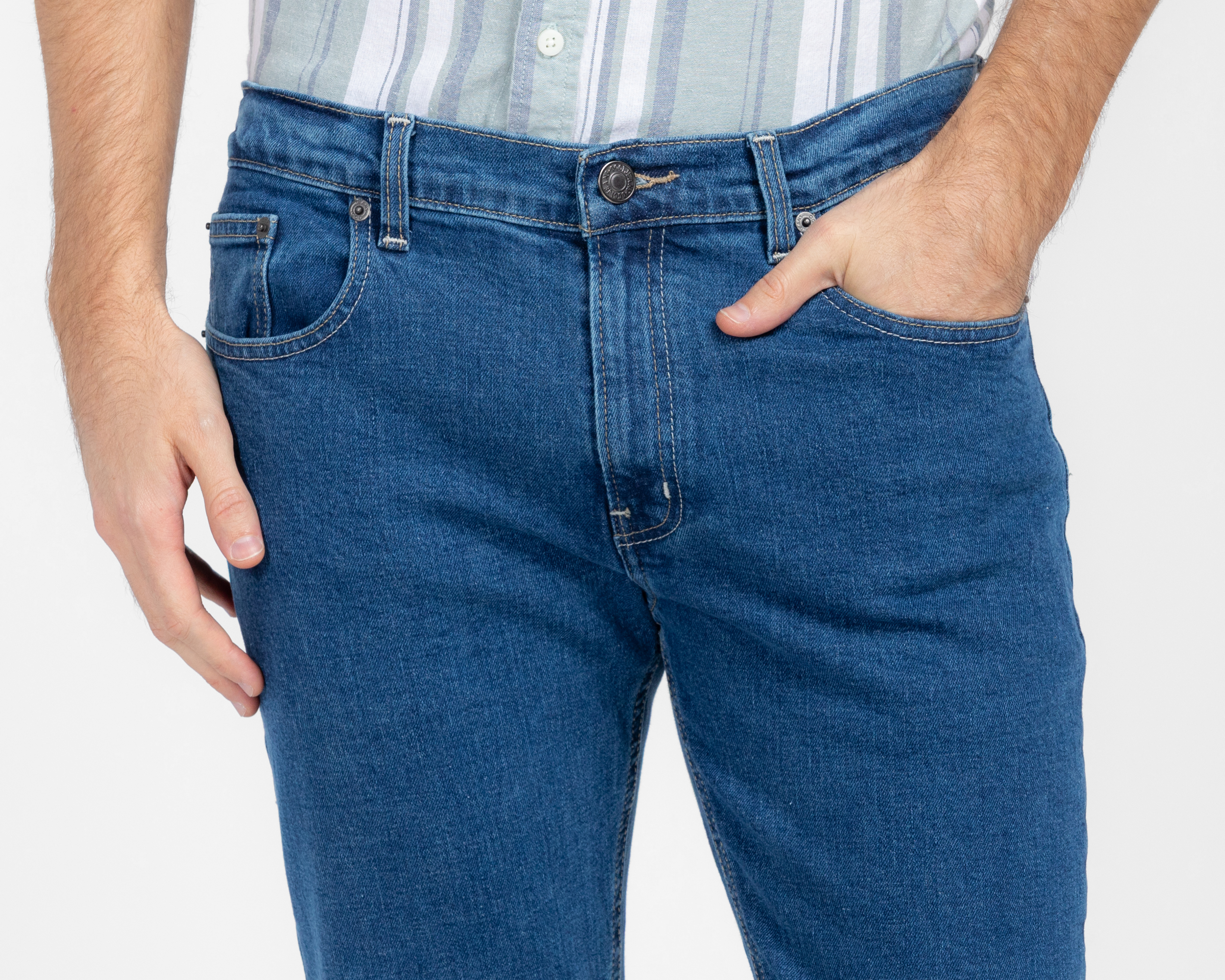 Foto 4 pulgar | Foto 3 | Jeans Recto Oggi Power Vintage para Hombre