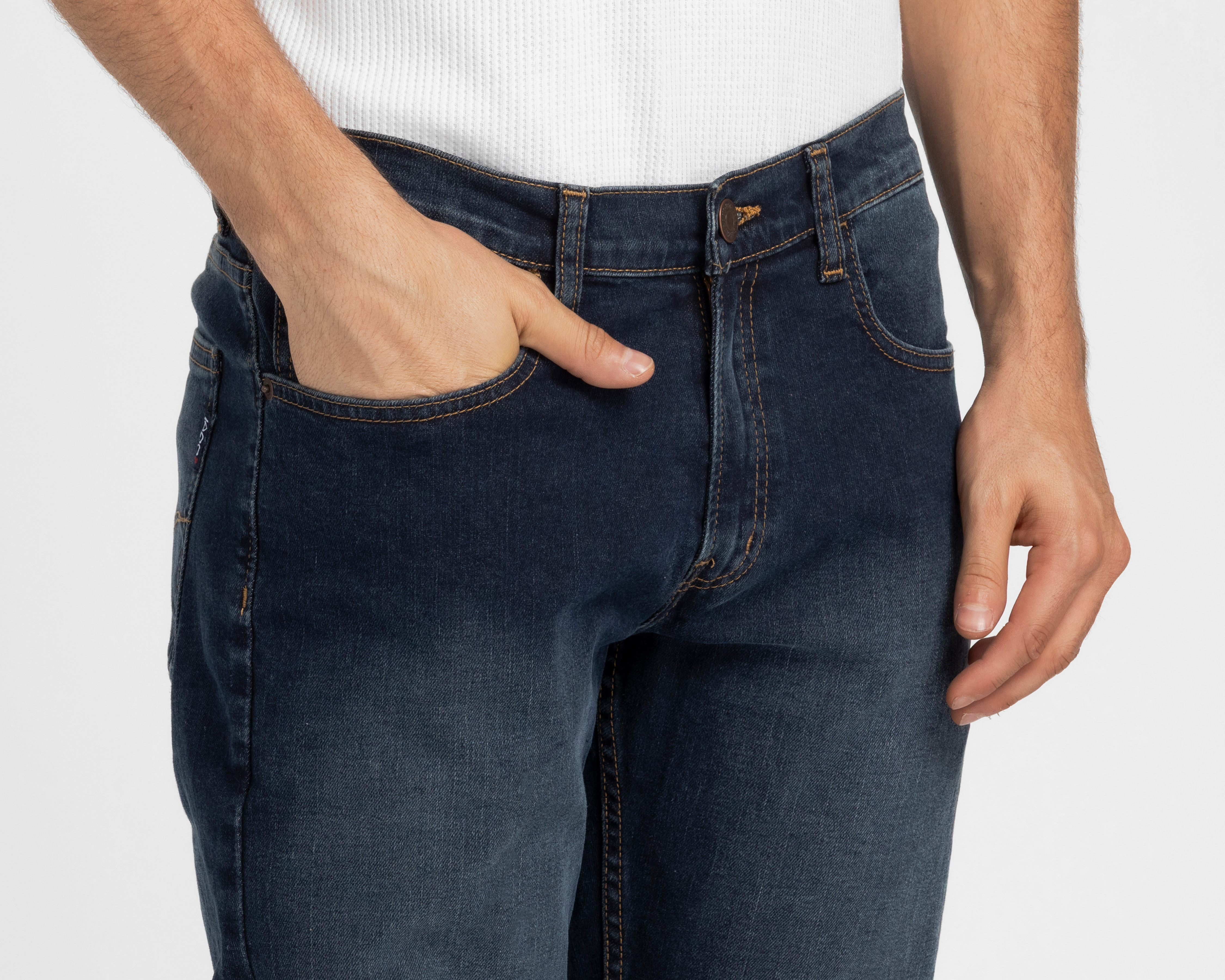 Foto 4 pulgar | Foto 3 | Jeans Slim Straight Oggi Vaxter para Hombre