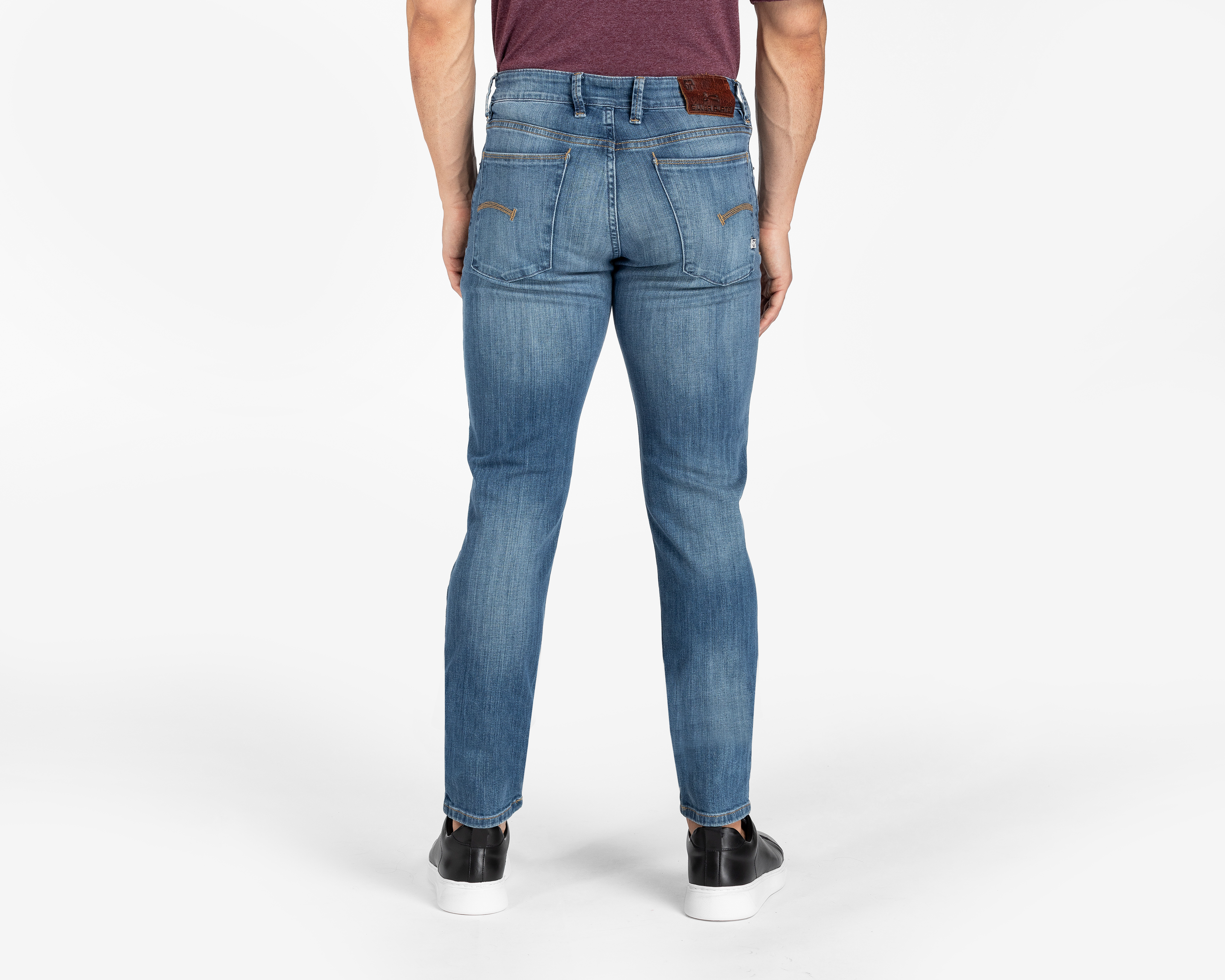 Foto 3 pulgar | Foto 2 | Jeans Slim Fit Silver Plate Falko 7A para Hombre