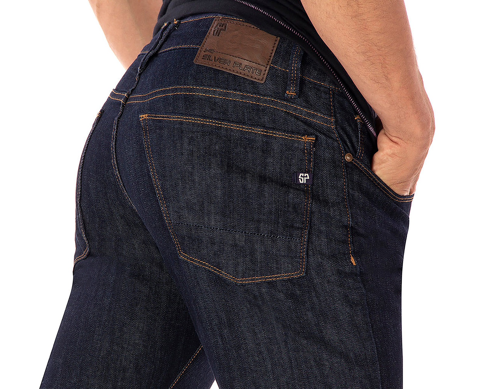 Foto 4 | Foto 4 | Jeans Slim Fit Silver Plate Crotch 1803 para Hombre