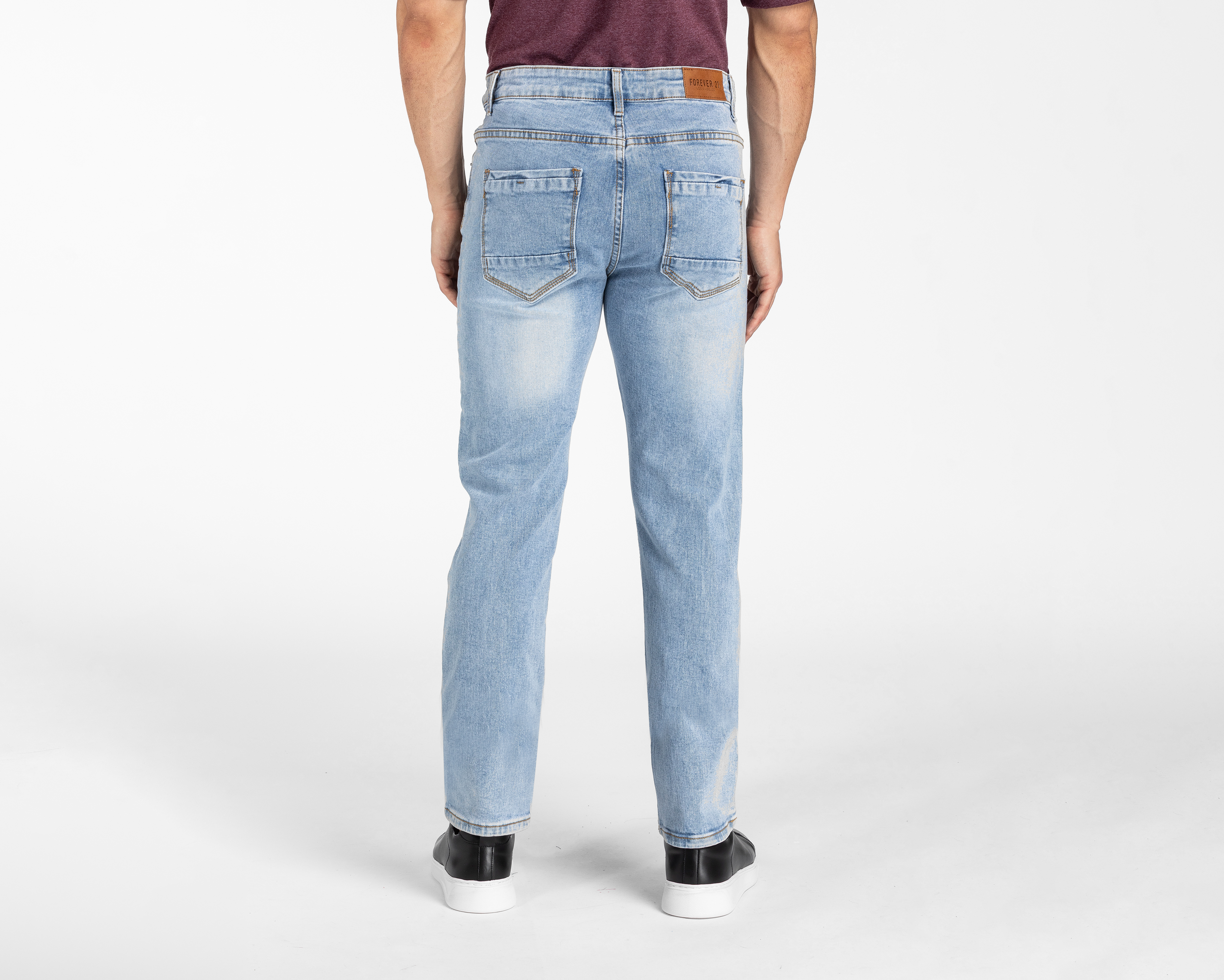 Foto 3 pulgar | Foto 2 | Jeans Recto Forever 21 para Hombre