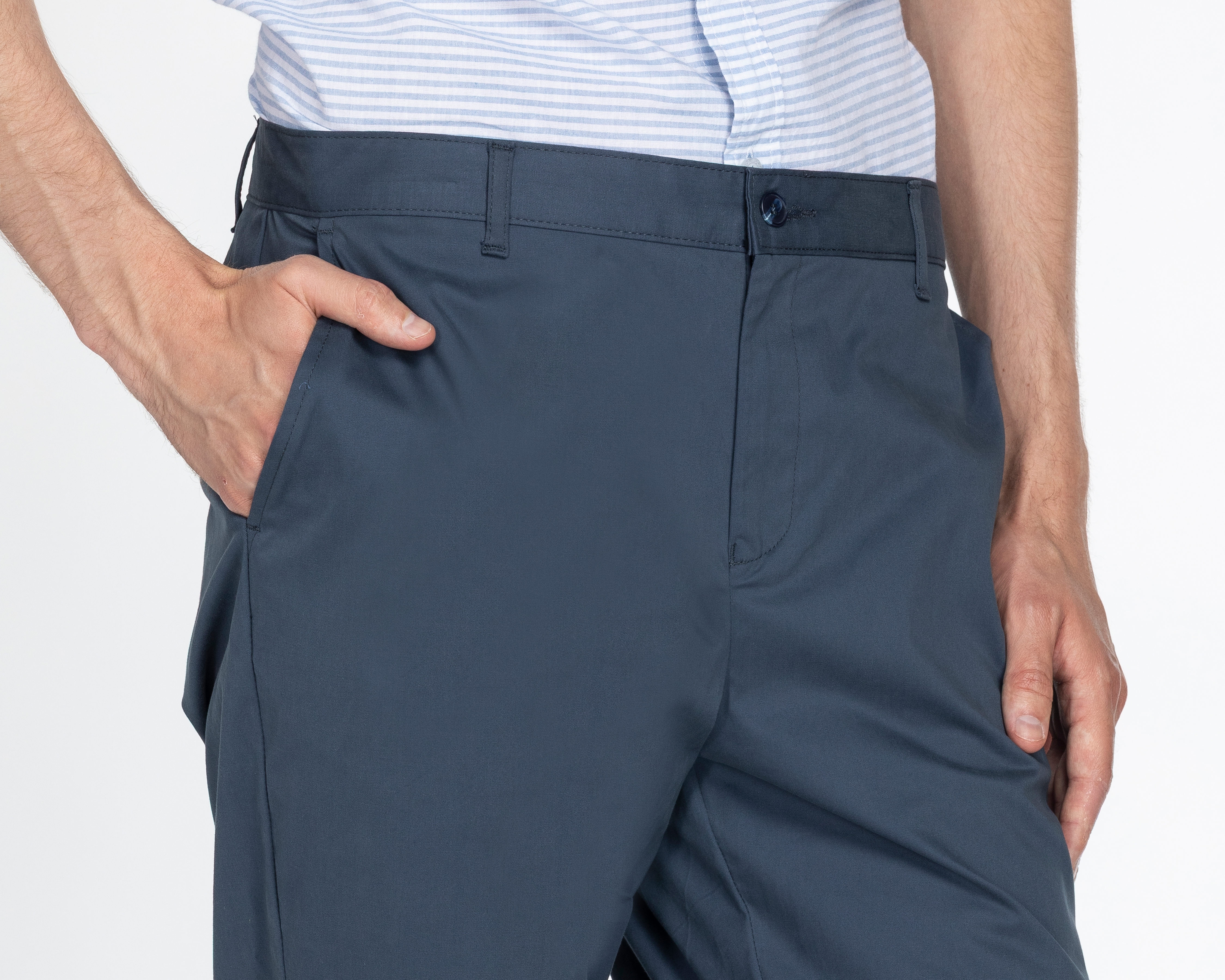 Foto 4 pulgar | Foto 3 | Pantalón Chino Porto Sur Azul para Hombre