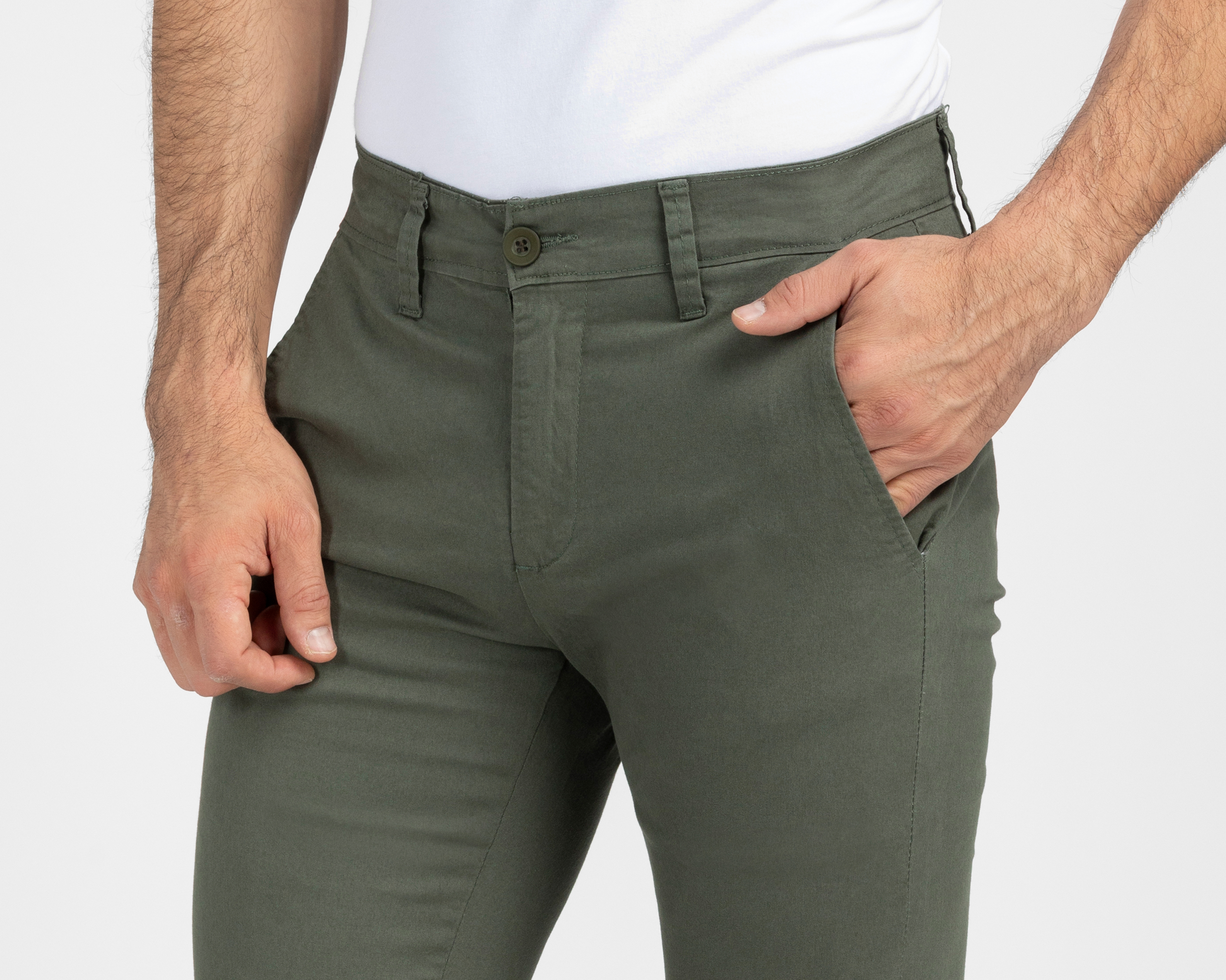 Foto 3 | Foto 3 | Pantalón de Vestir Porto Sur Verde para Hombre