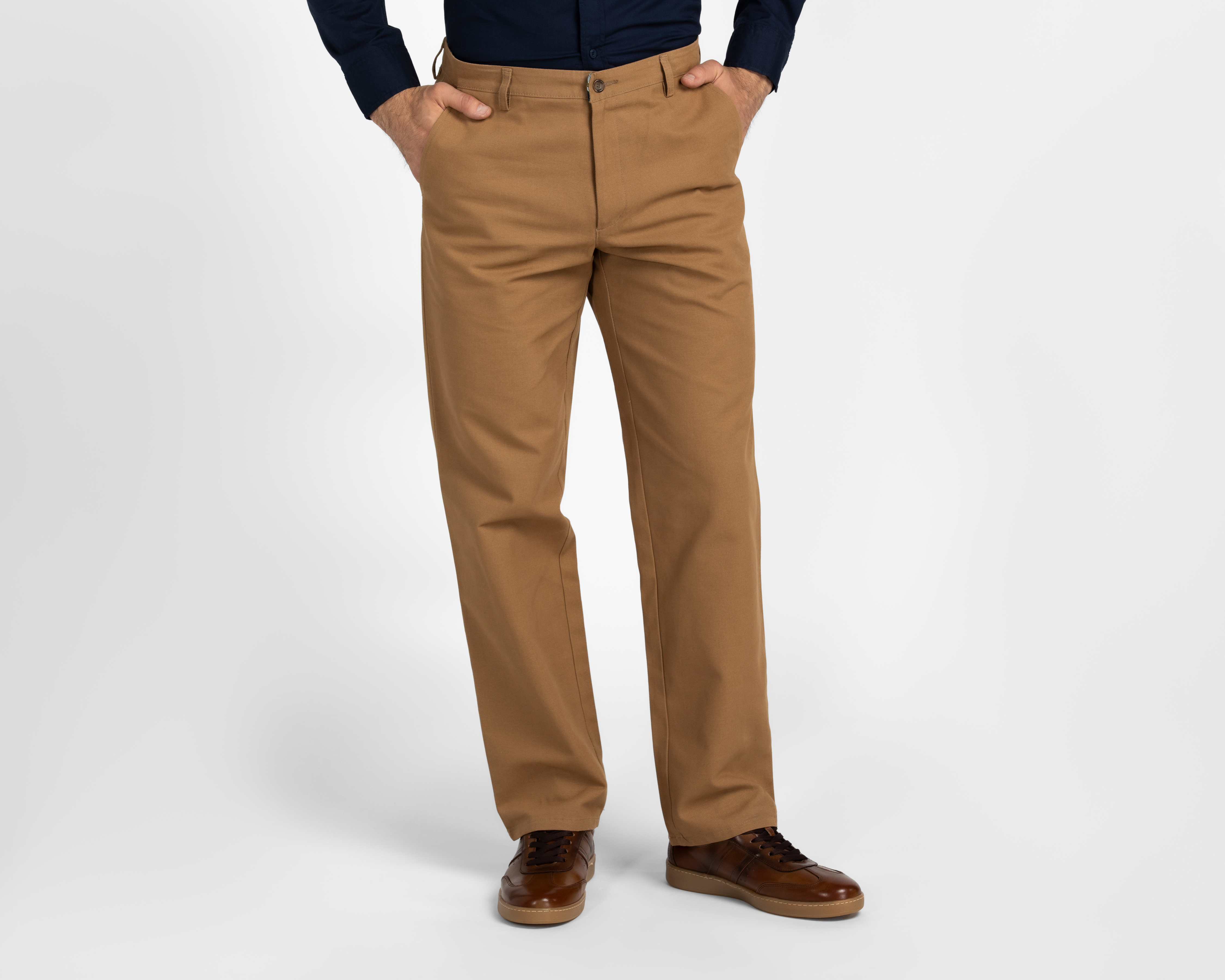 Pantalón Chino Porto Sur Café para Hombre