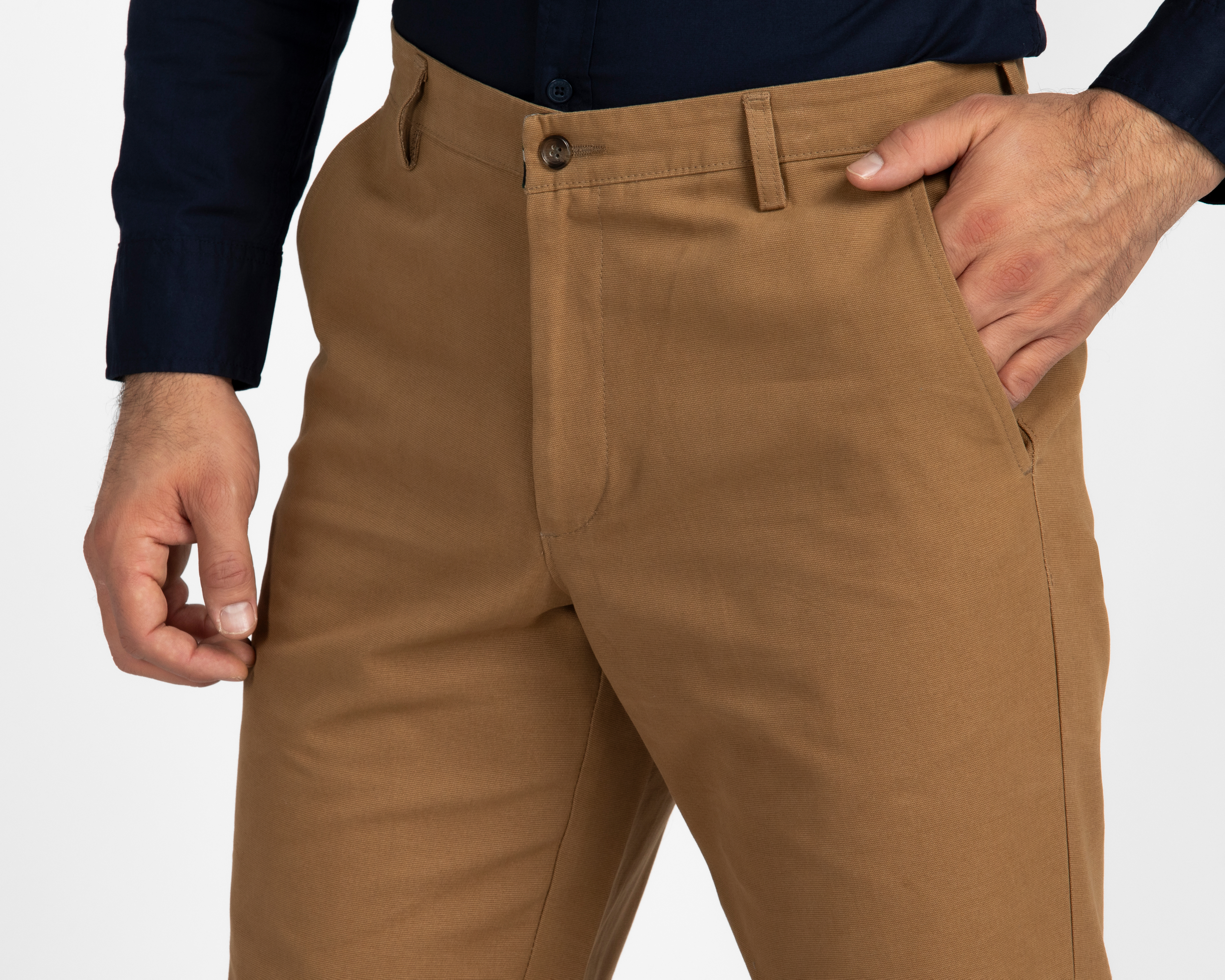 Foto 3 | Foto 3 | Pantalón Chino Porto Sur Café para Hombre