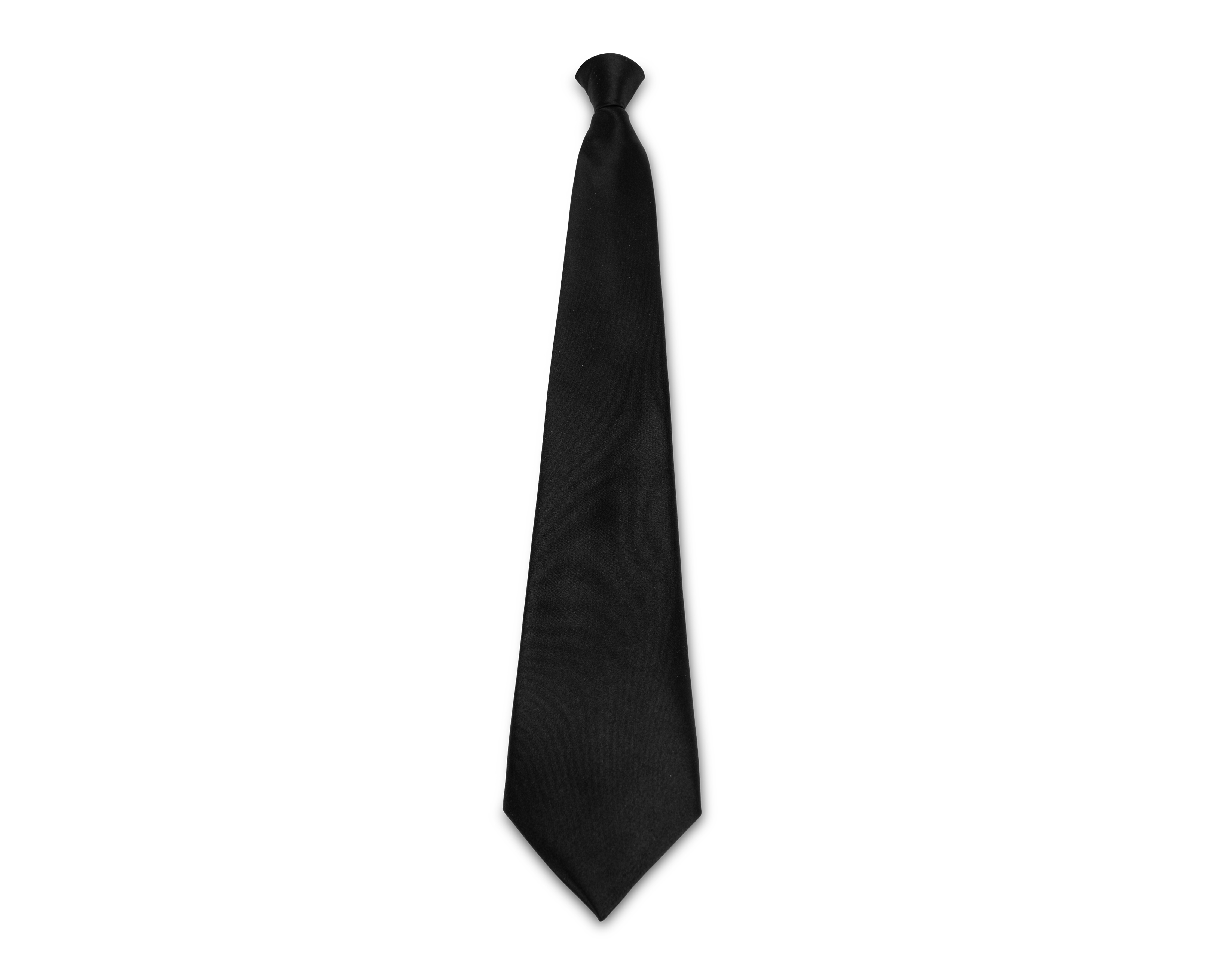 Corbata Lisa Wall Street Negra