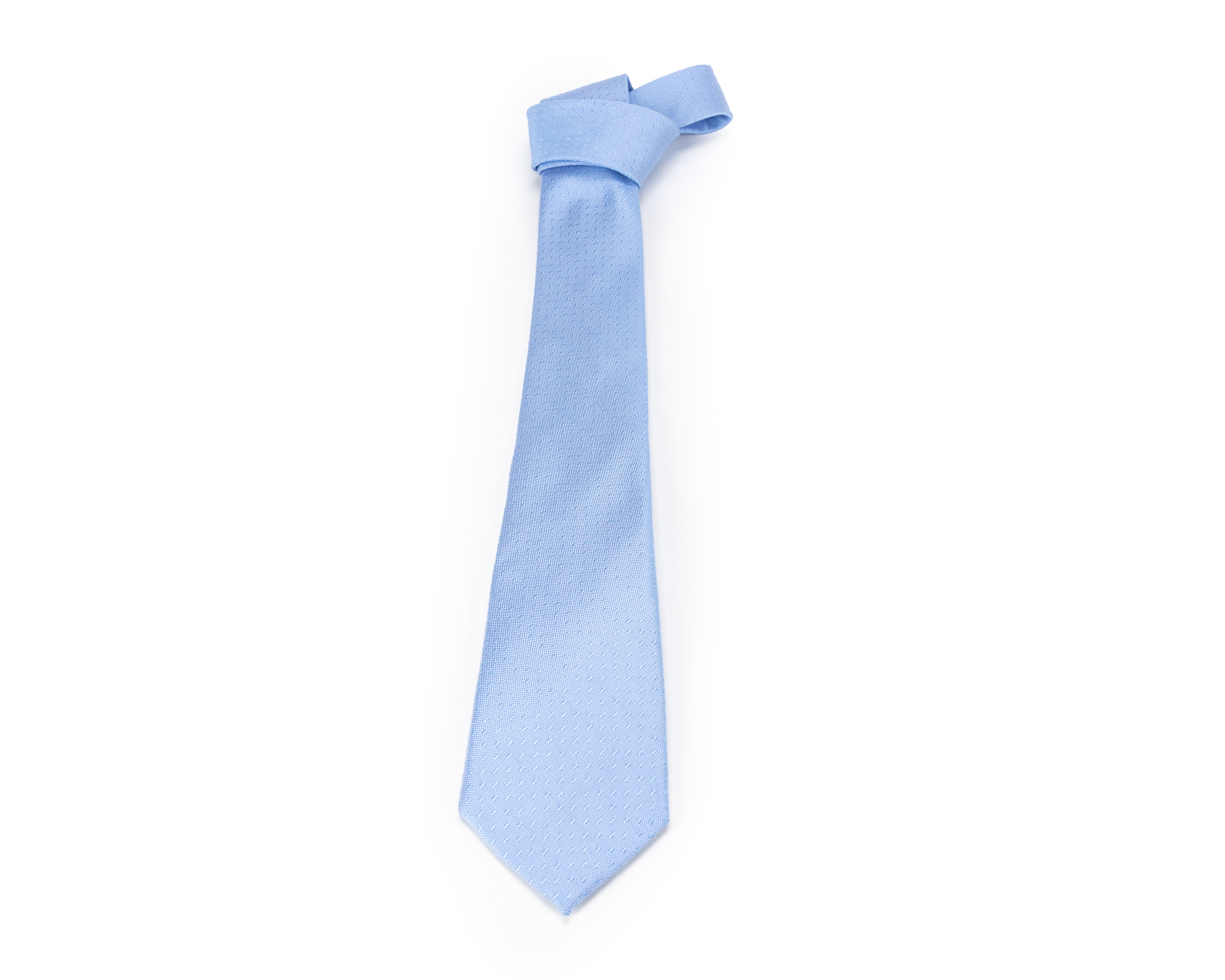 Corbata Bordada Wall Street Azul