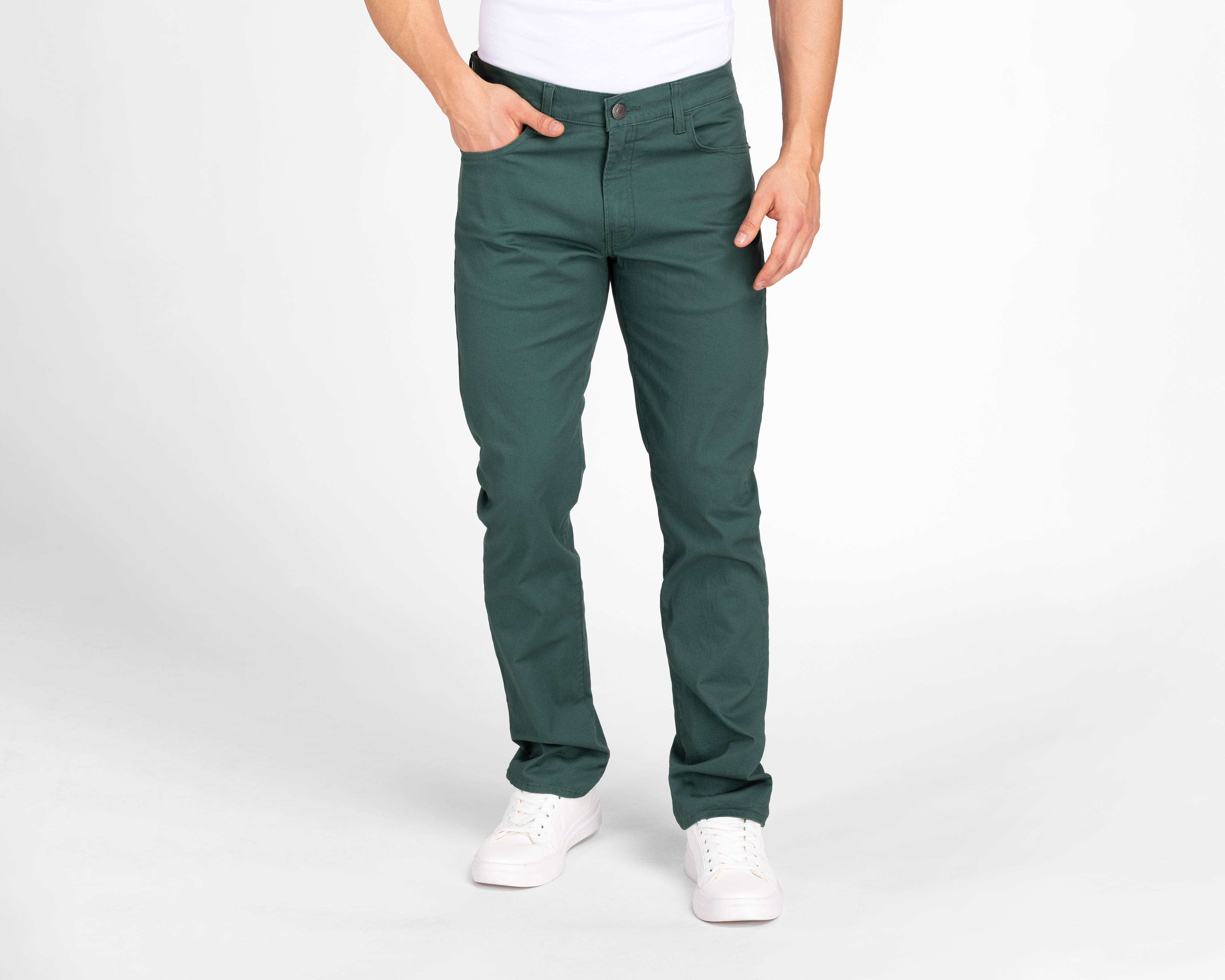 Foto 2 pulgar | Foto 1 | Pantalón de Gabardina Oggi Regular Fit para Hombre