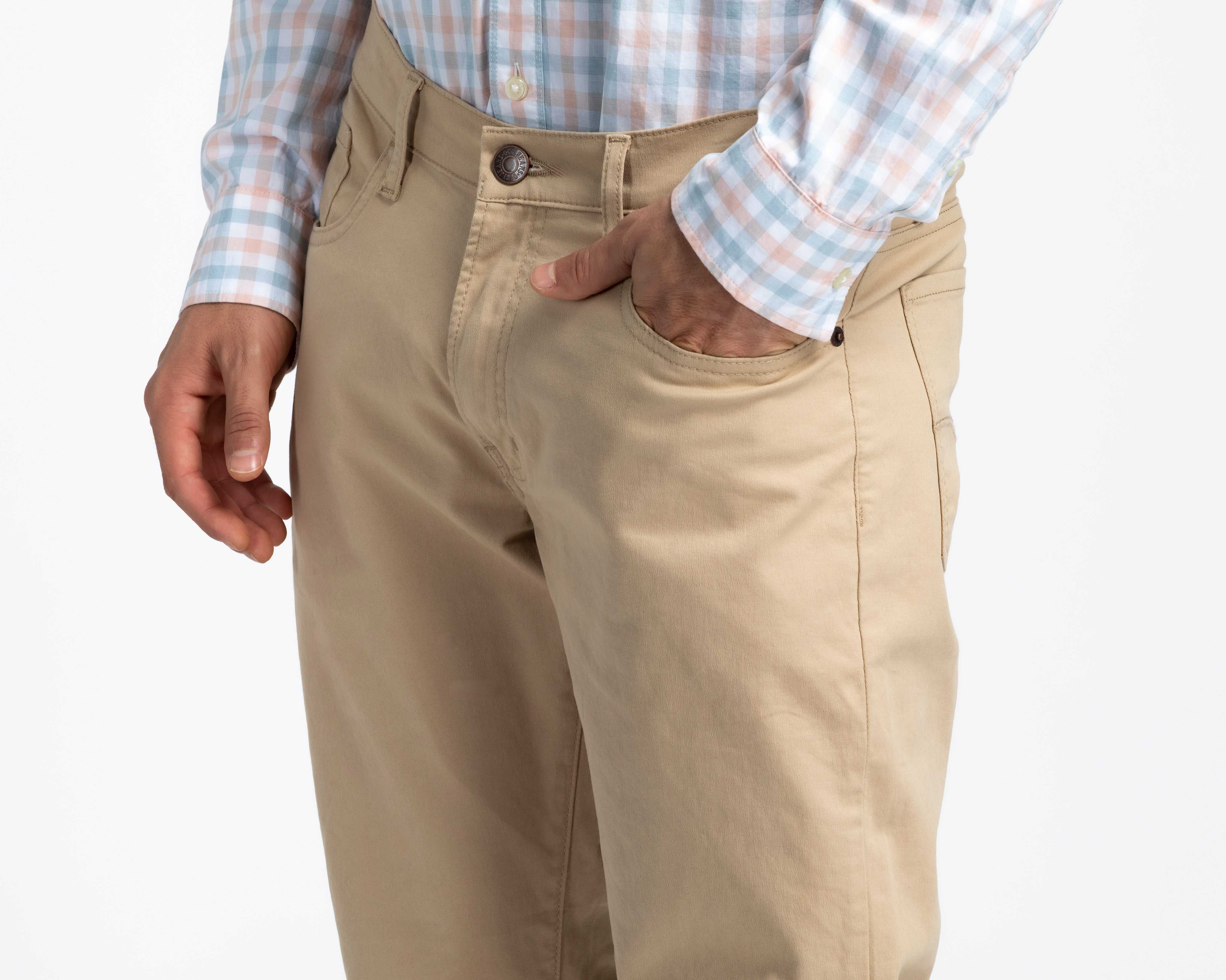 Foto 4 pulgar | Foto 3 | Pantalón de Gabardina Oggi Vaxter Slim Straight para Hombre