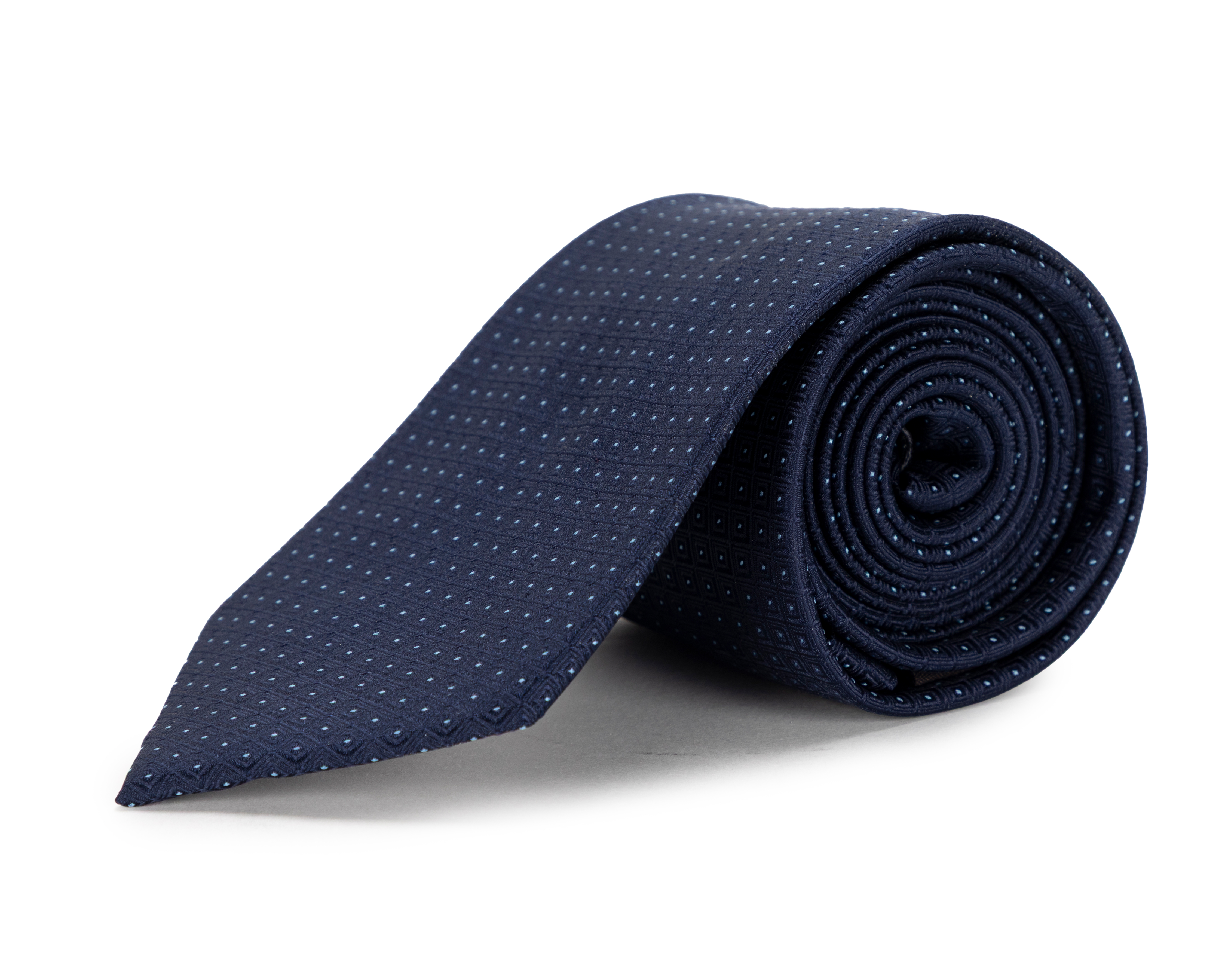 Foto 3 pulgar | Foto 2 | Corbata de Puntos Wall Street Azul
