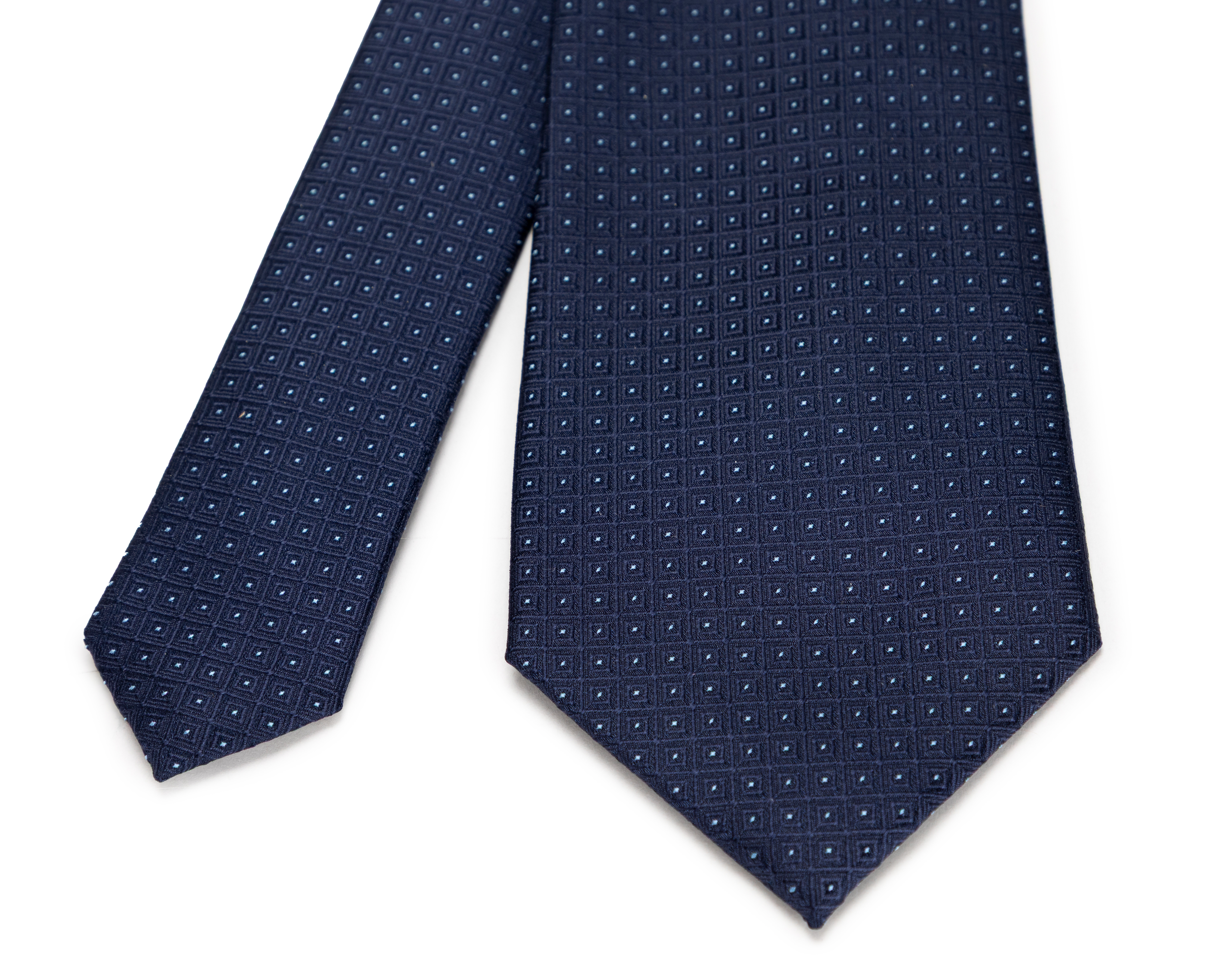 Foto 4 pulgar | Foto 3 | Corbata de Puntos Wall Street Azul